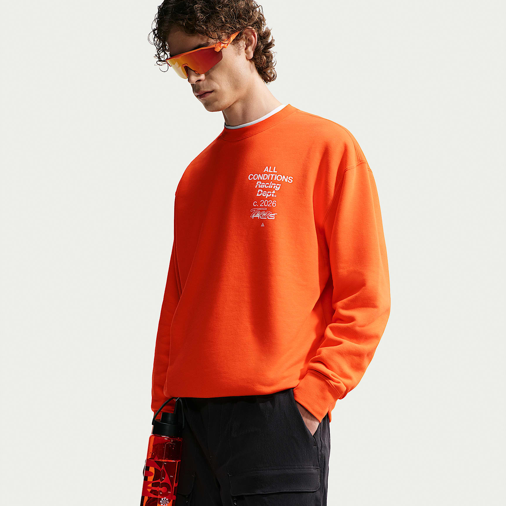 Sweatshirt de gola redonda Dri-FIT ACG "Tuff Fleece" para homem