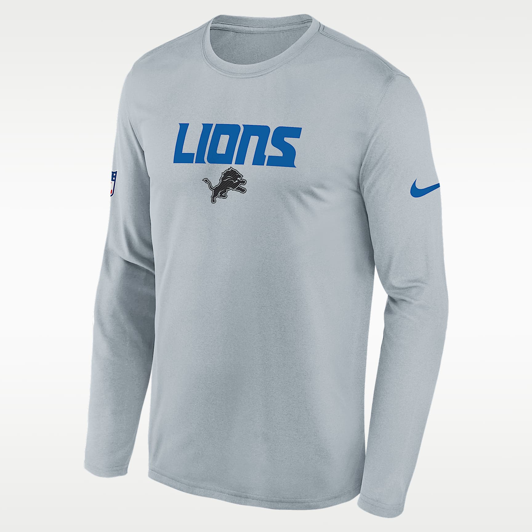 Detroit Lions Rivalries Collection Sideline Legend Big Kids' Nike Dri-FIT NFL Long-Sleeve T-Shirt