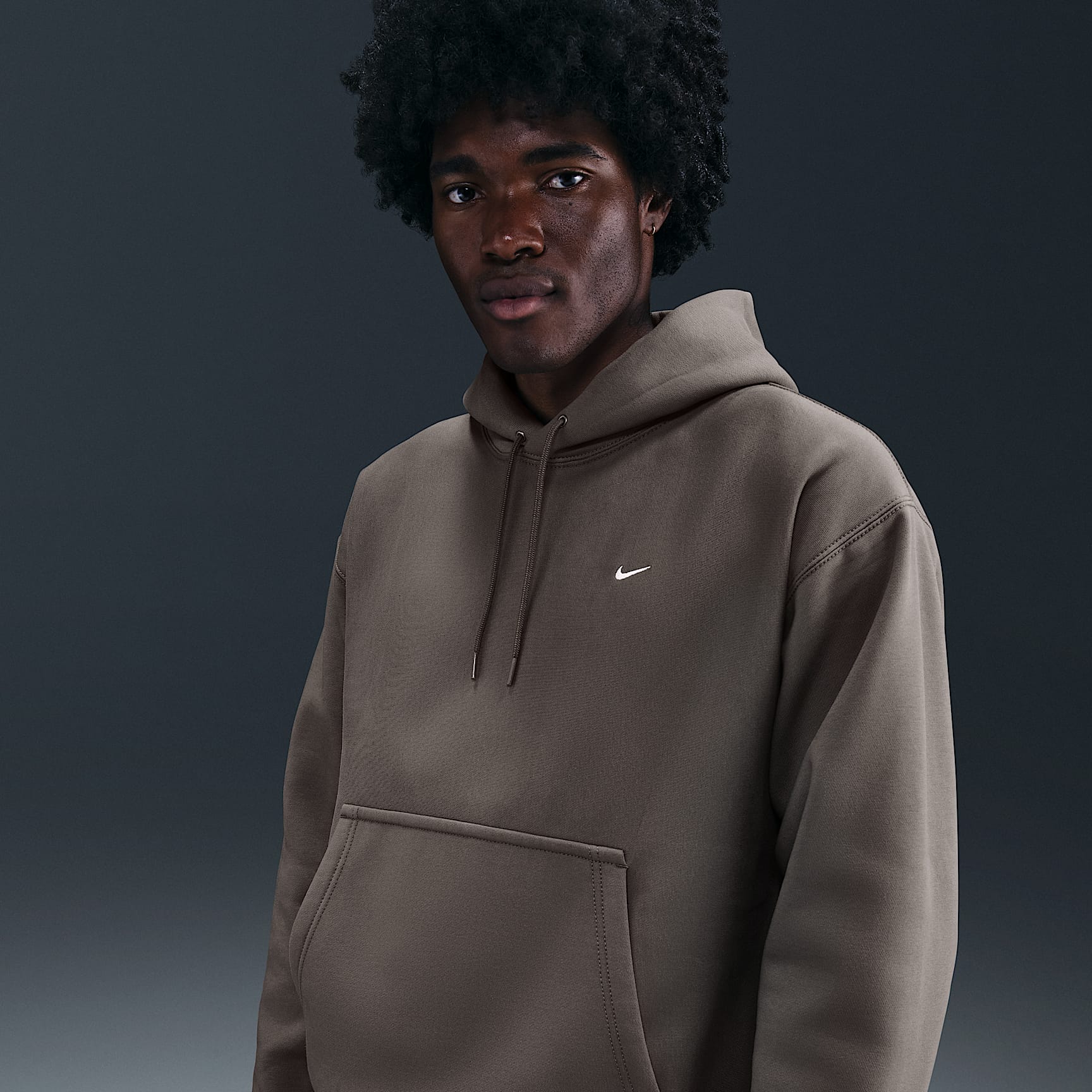 Sudadera con gorro sin cierre para hombre Nike Solo Swoosh