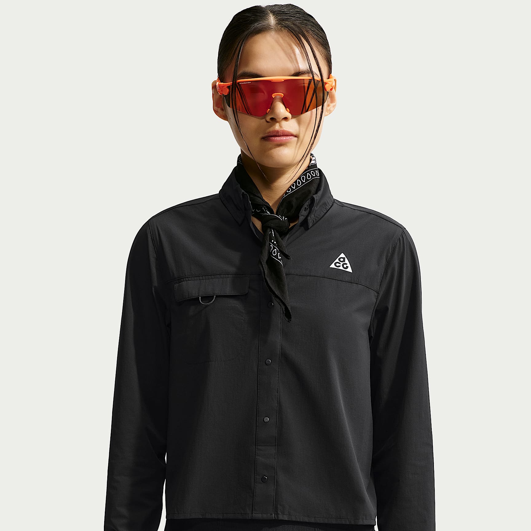 ACG Aireez Women's Button-Up Long-Sleeve Trail Running Top