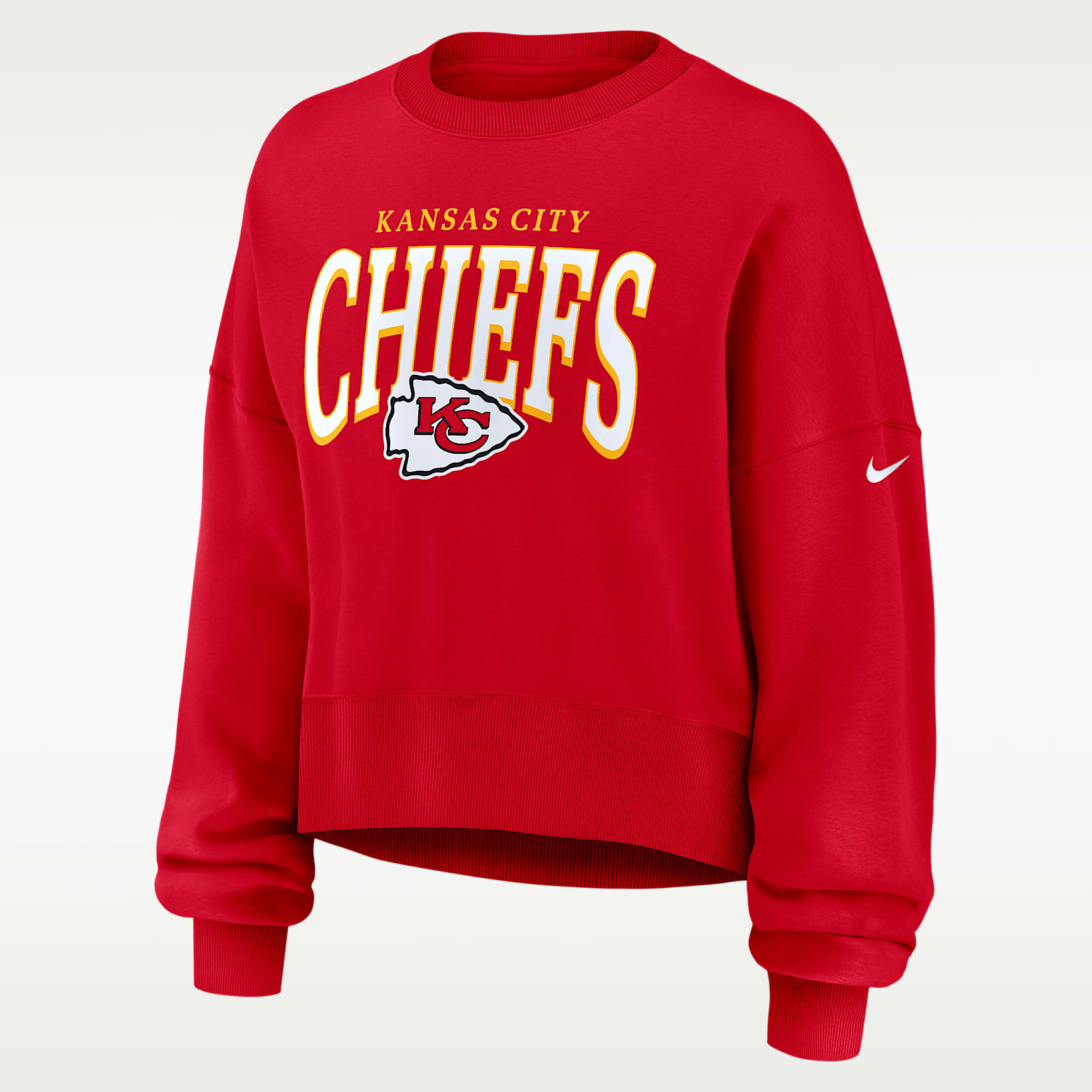 Kansas City Chiefs Rewind Phoenix Women's Nike NFL Oversized Pullover Crew