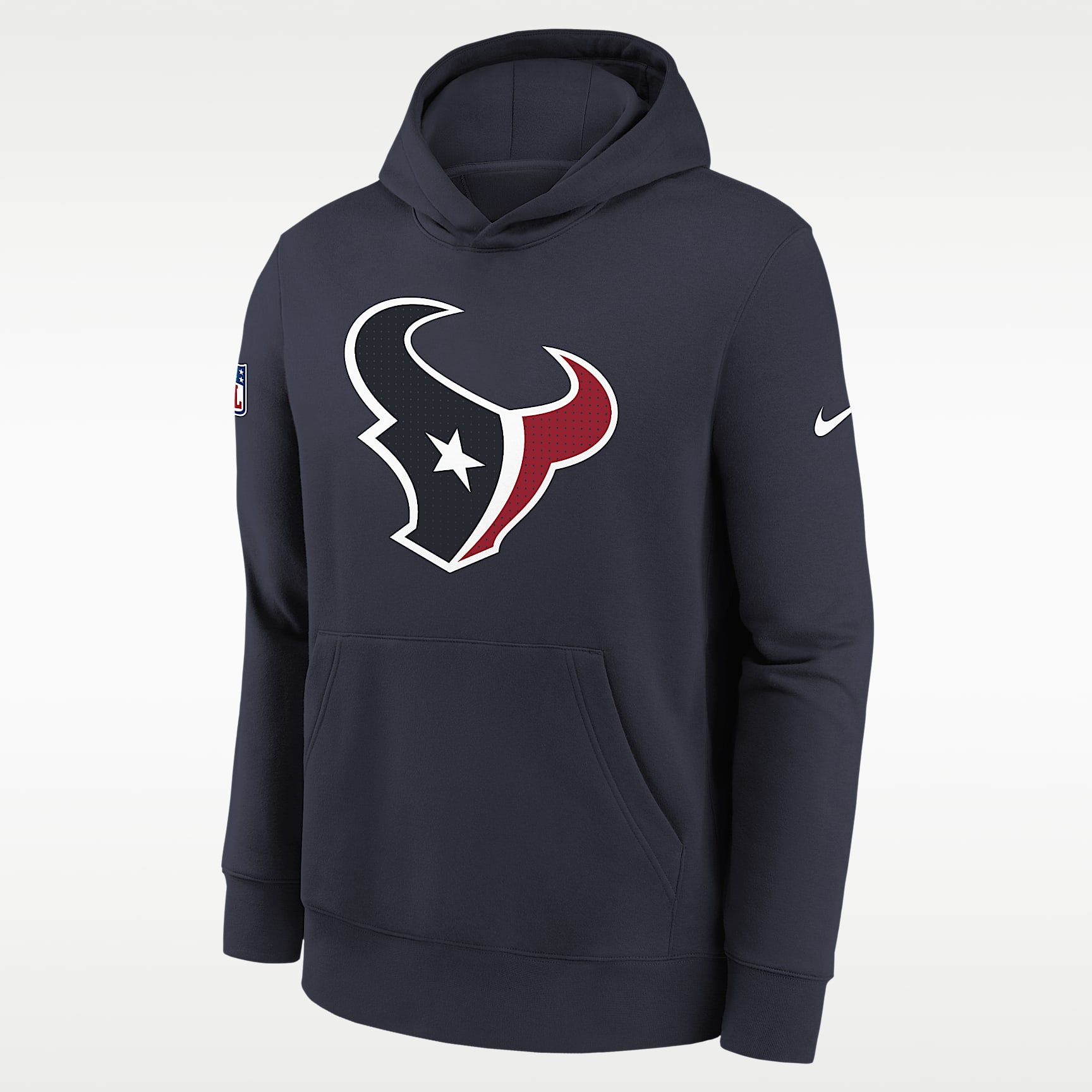 Houston Texans Sideline Club Big Kids' Nike NFL Pullover Hoodie