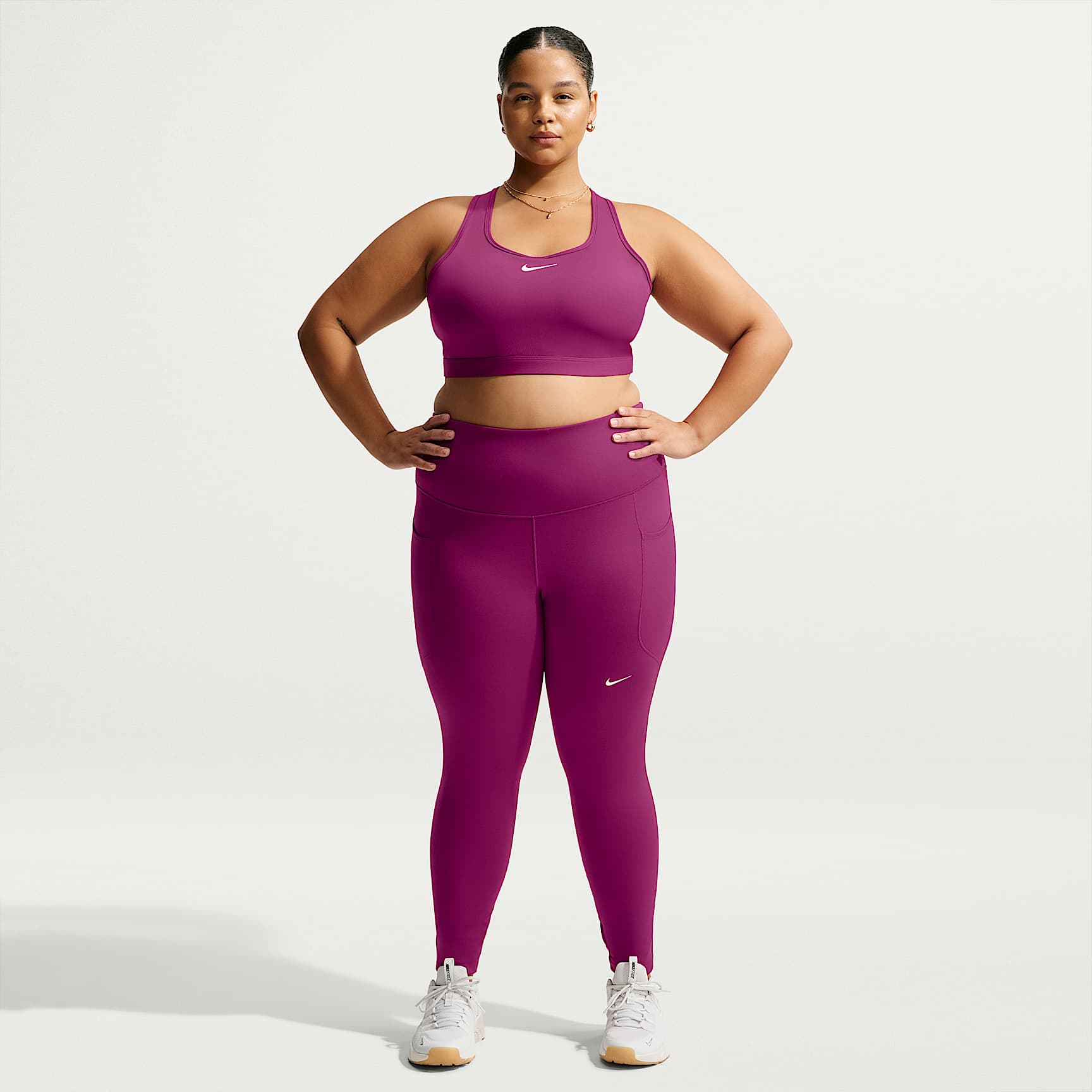 Nike One Women's High-Waisted 7/8 Leggings with Pockets (Plus Size)