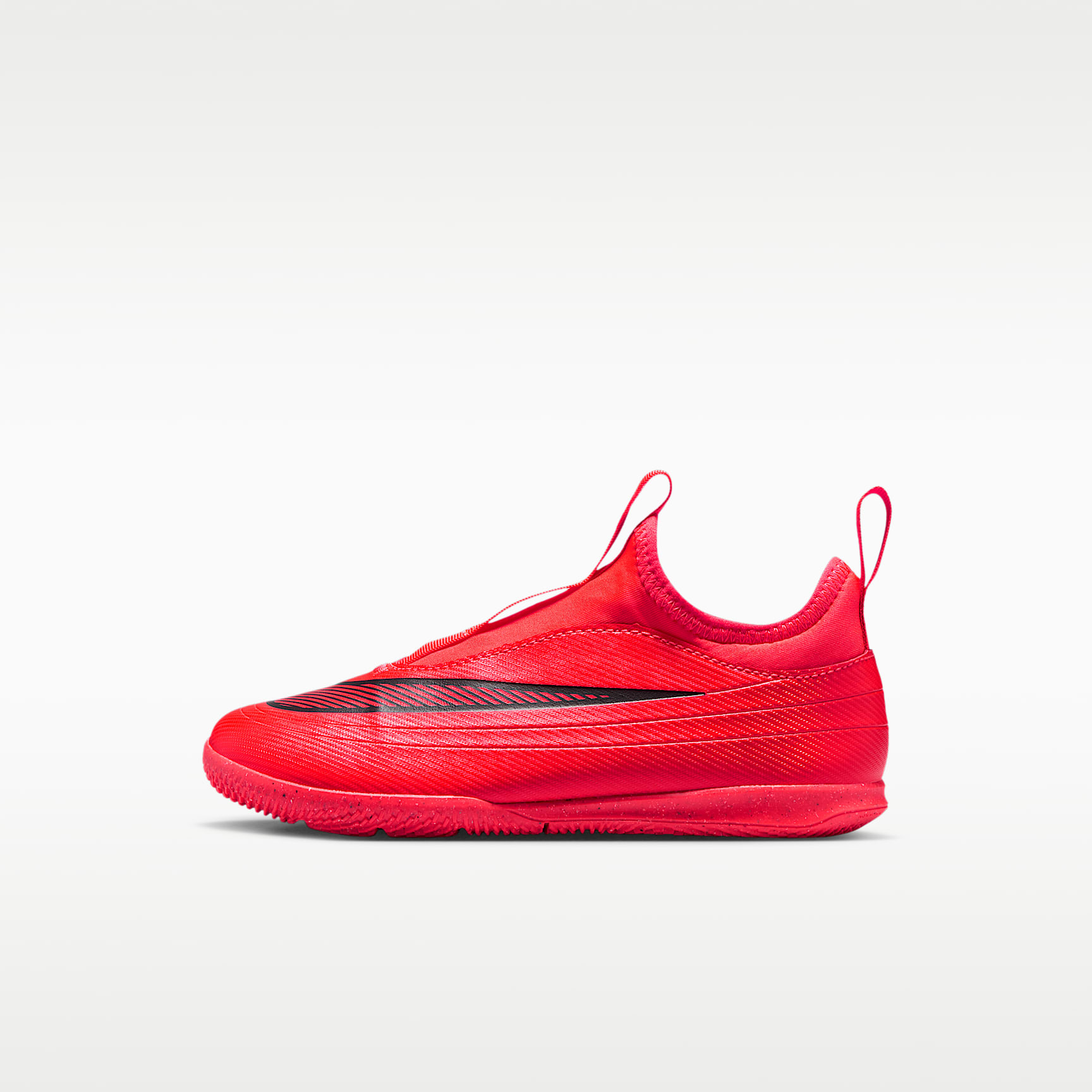 Tacos de futbol para cancha cubierta de corte low para niños de preescolar Nike Jr. Mercurial Vapor 17 Club