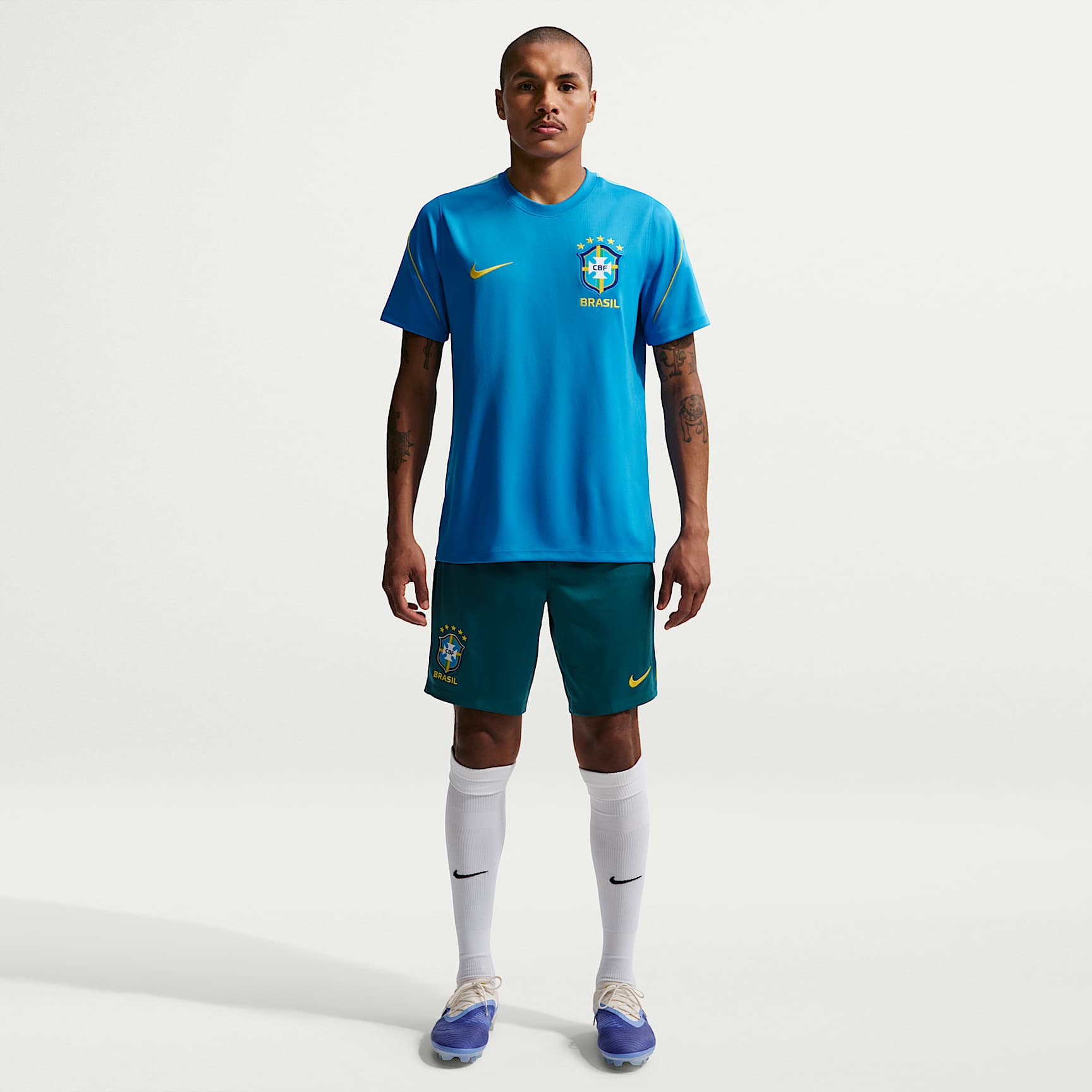 Shorts da calcio in maglia Brasile Strike Nike Dri-FIT – Uomo