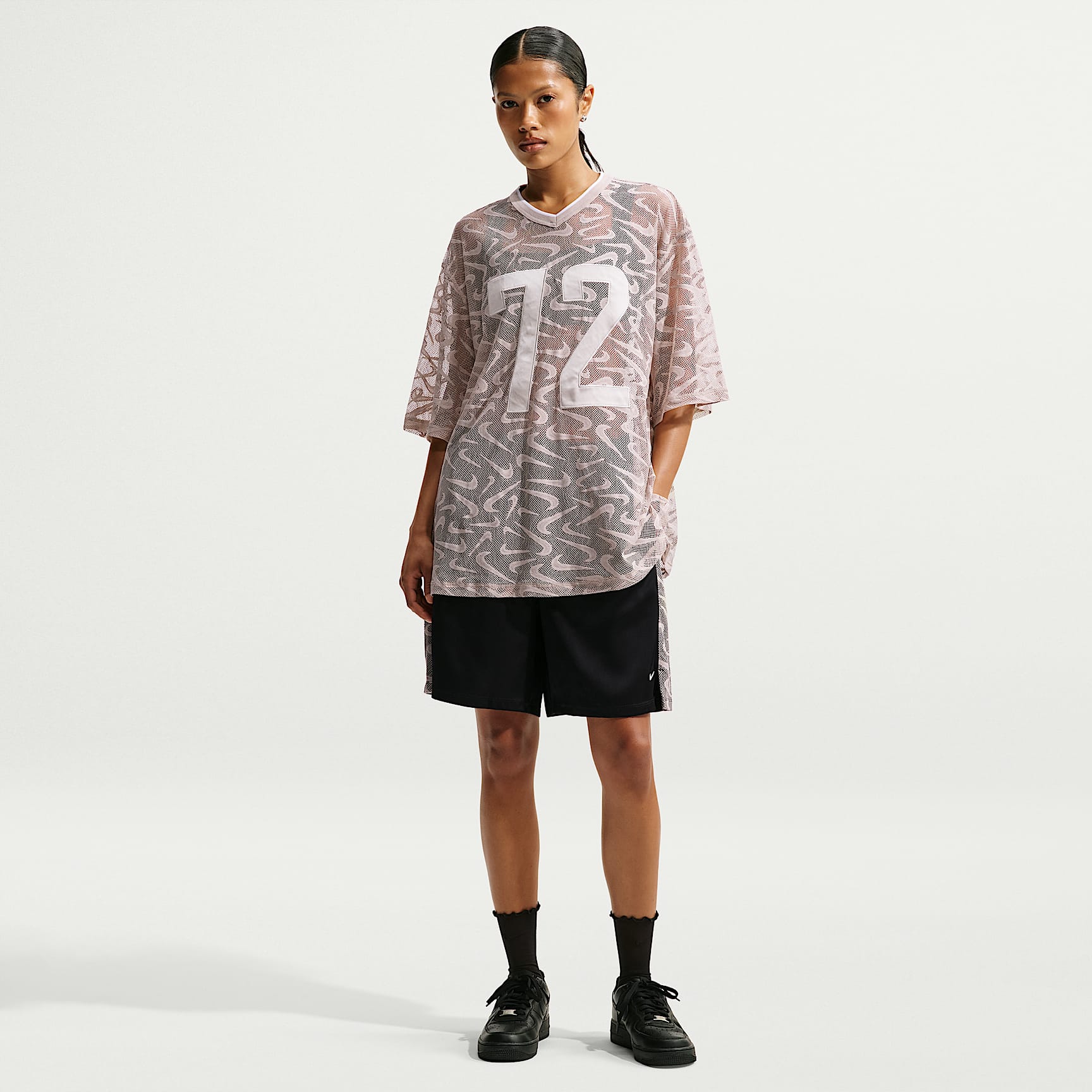 Nike Sportswear Chill Lace Pantalón corto holgado de talle medio - Mujer