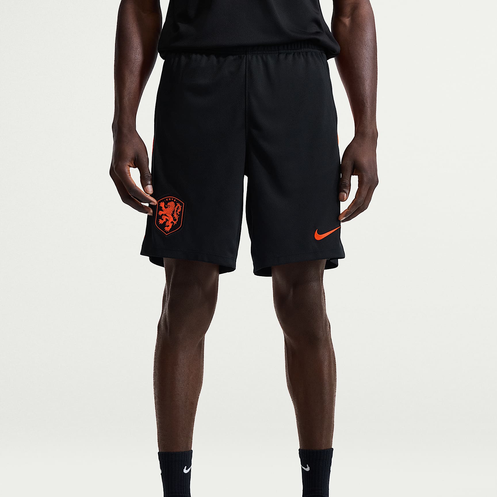 Niederlande Strike Nike Dri-FIT Fußballshorts aus Strickmaterial (Herren)