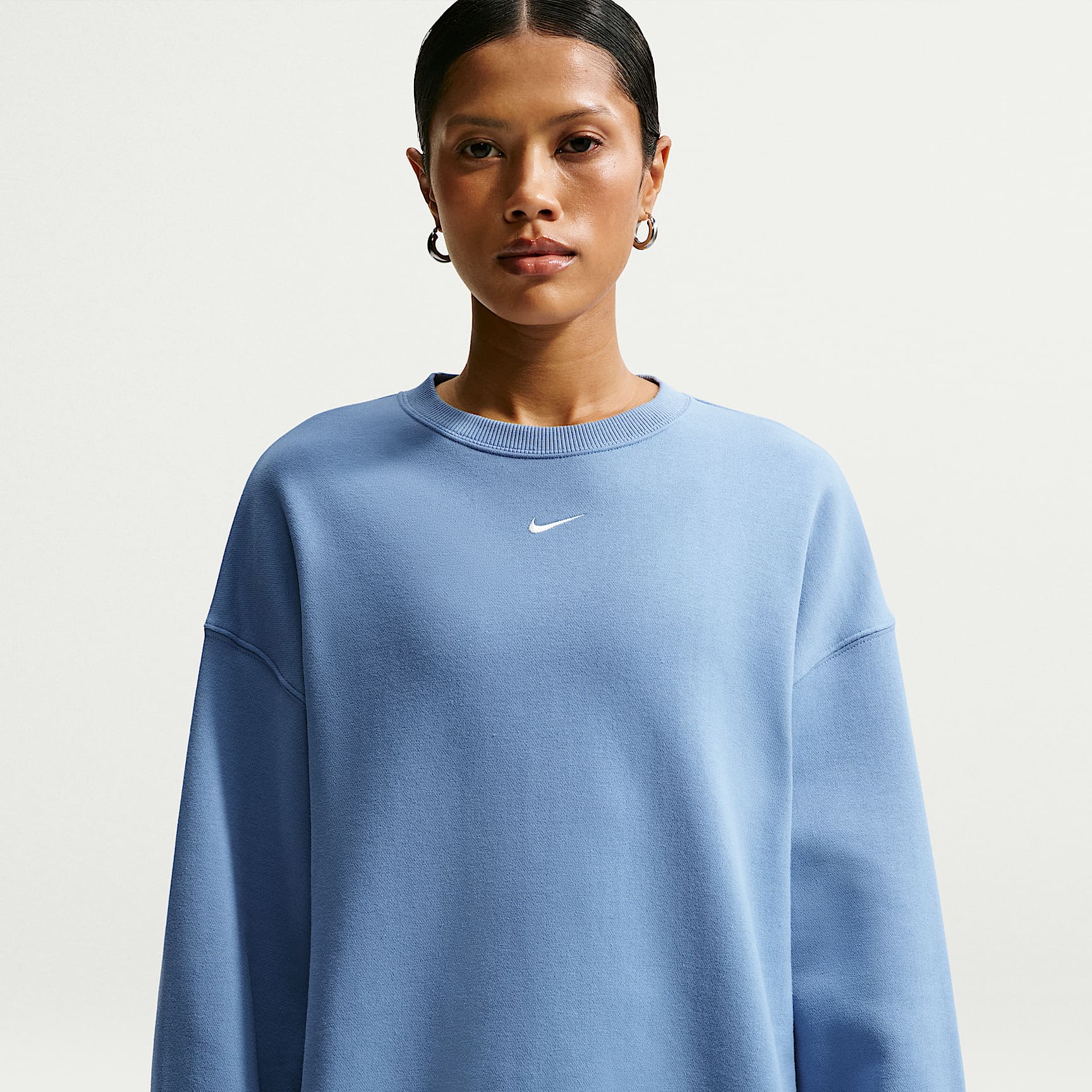 Nike Studio Fleece Medium Weight Camiseta oversize - Mujer