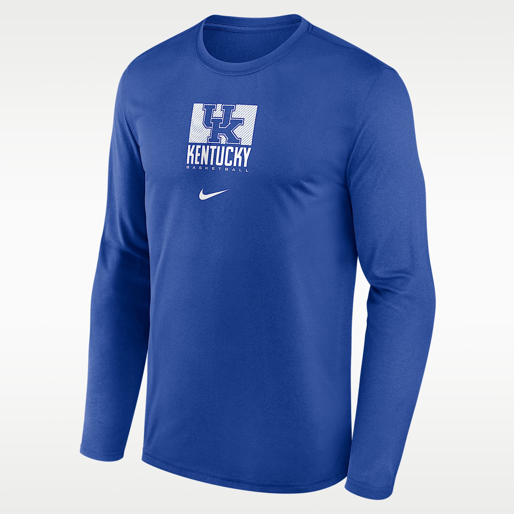 Playera de manga larga universitaria Nike Dri-FIT para hombre Kentucky Courtside