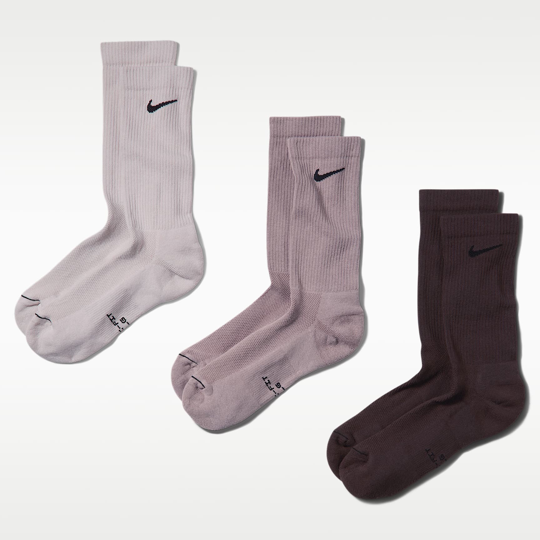 Nike Everyday Elevated Crew Socks (3 Pairs)