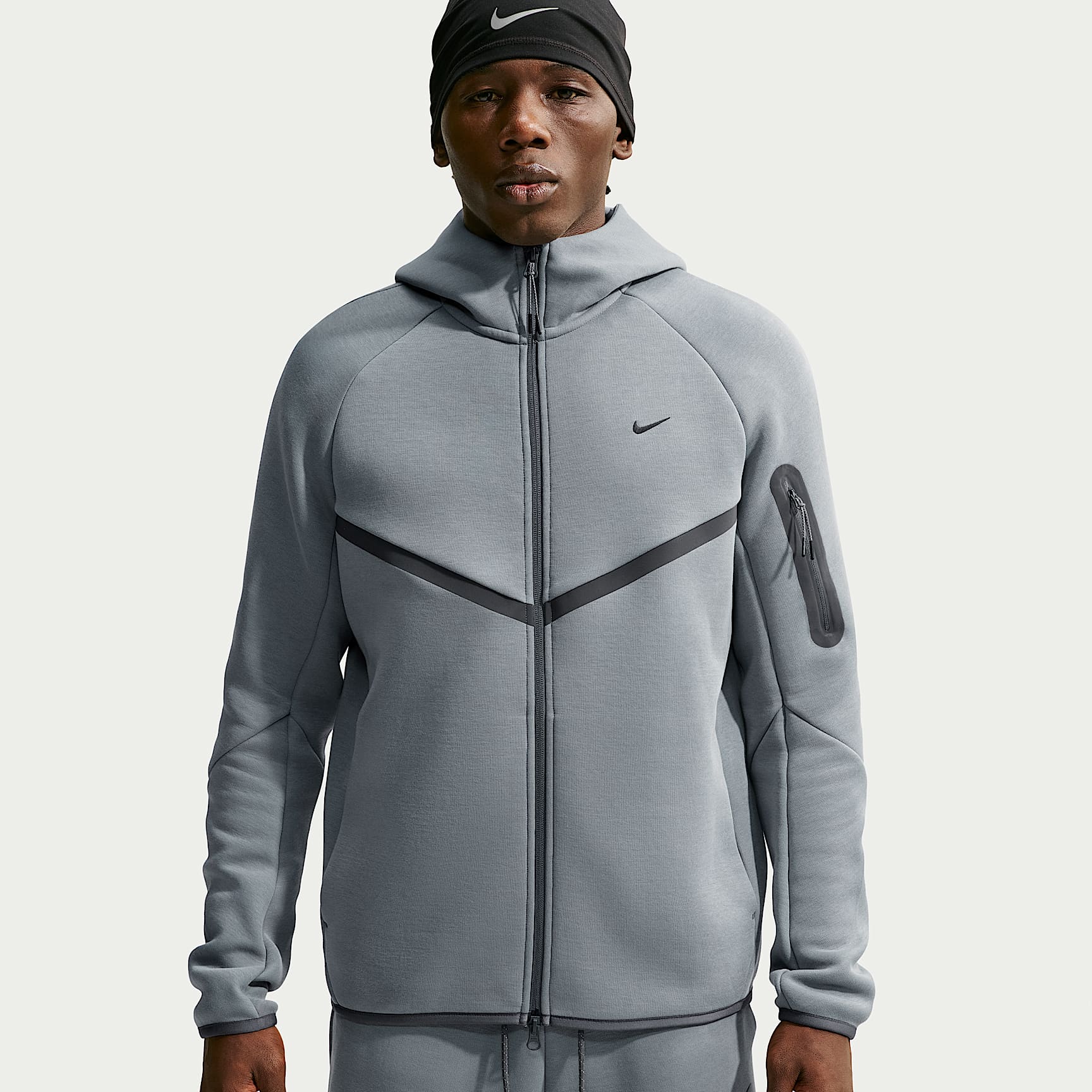 Nike Tech Men's Fleece Full-Zip Windrunner Jacket with Reflective Accents