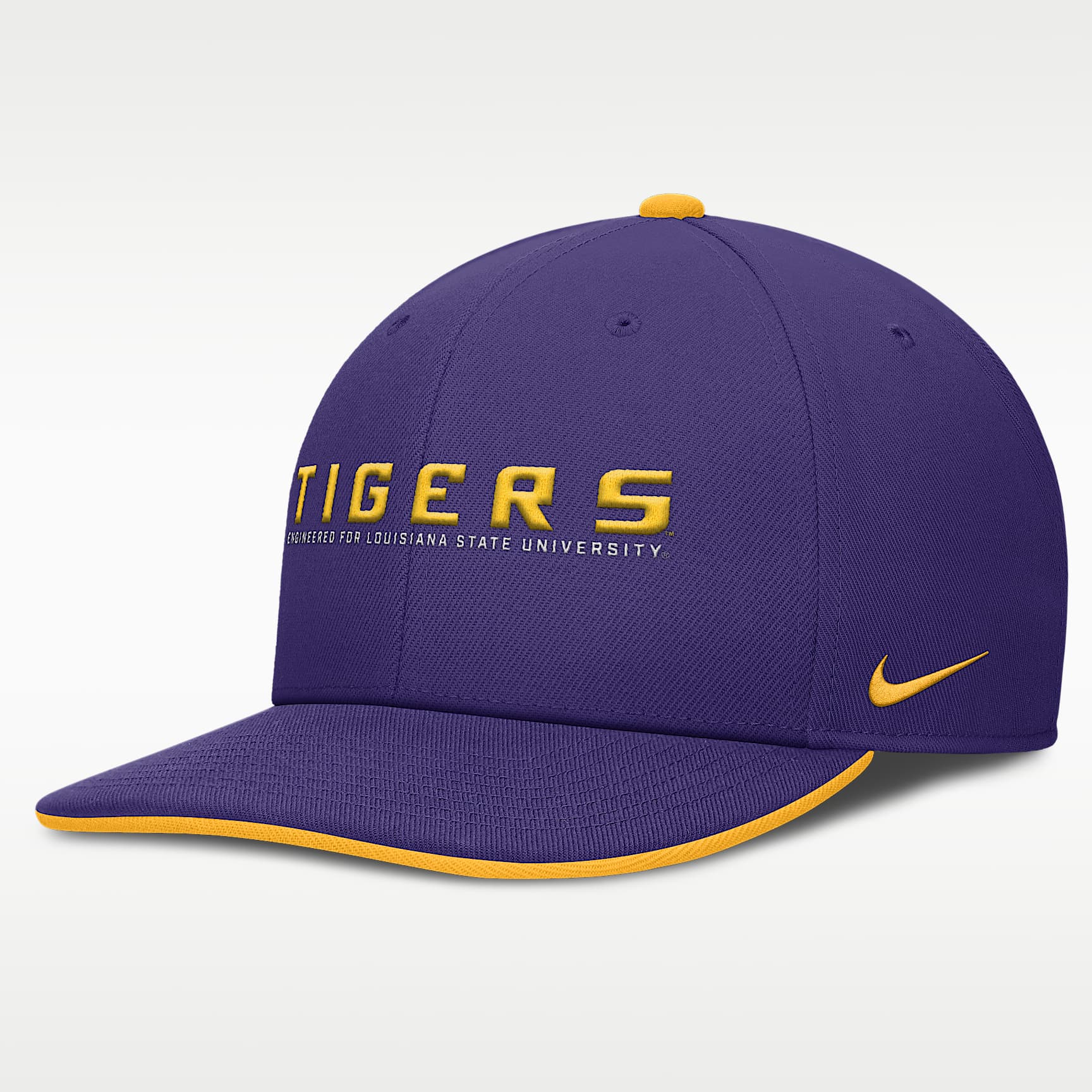 Gorra universitaria Nike Dri-FIT ajustable para hombre LSU On-Field Club