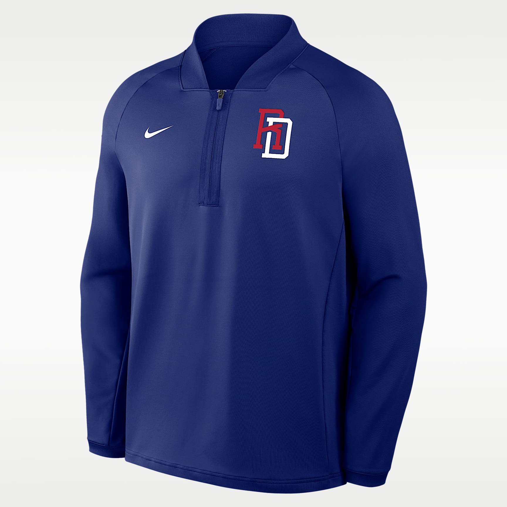 Dominican Republic National Baseball Team 2026 World Baseball Classic Men's Nike Dri-FIT 1/2-Zip Long-Sleeve Top