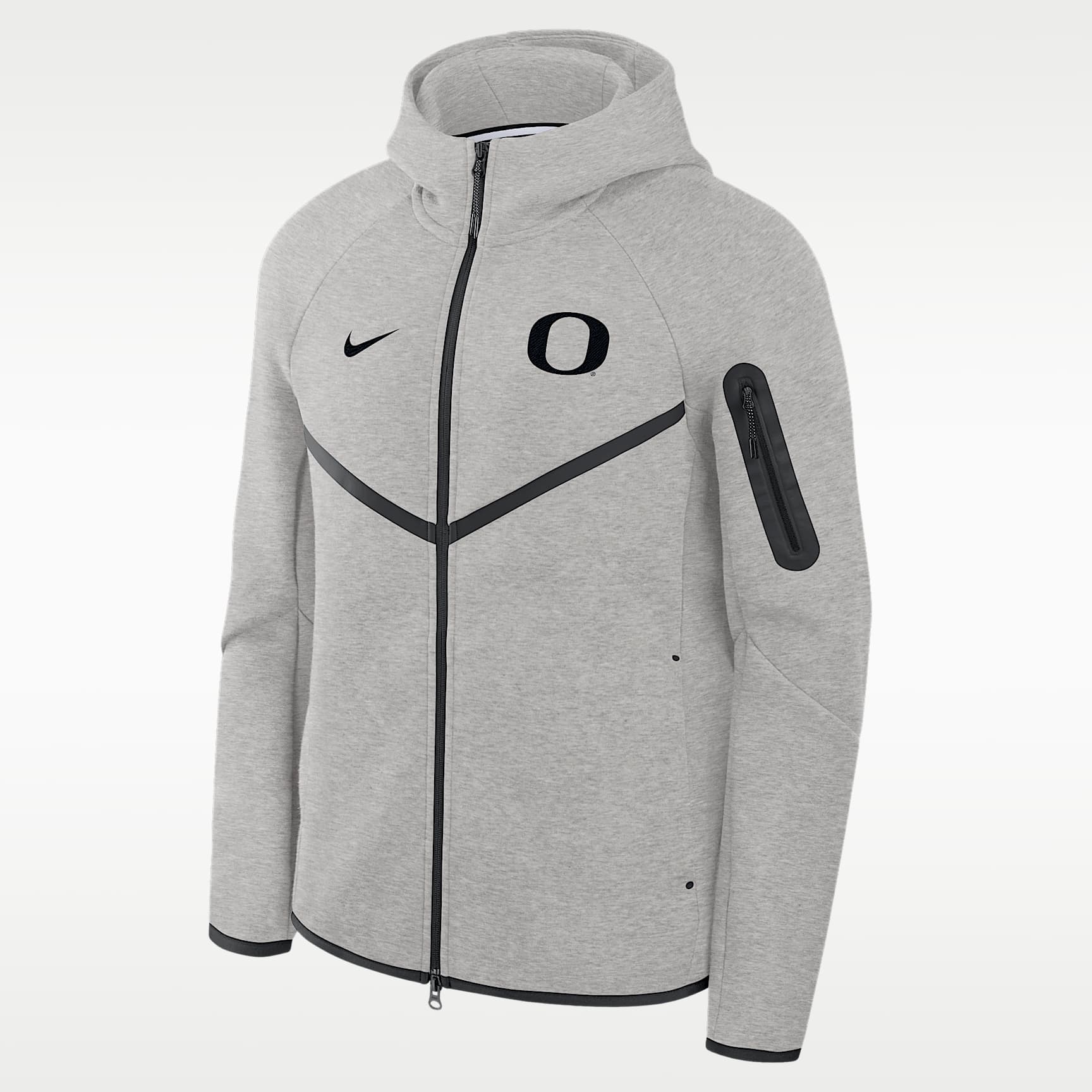 Chamarra universitaria Nike con gorro de cierre completo para hombre Oregon Tech Fleece