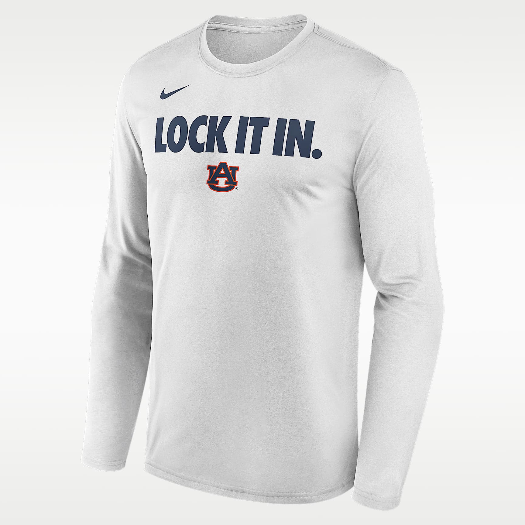 Auburn 2026 On-Court Bench Men's Nike Dri-FIT College Long-Sleeve T-Shirt