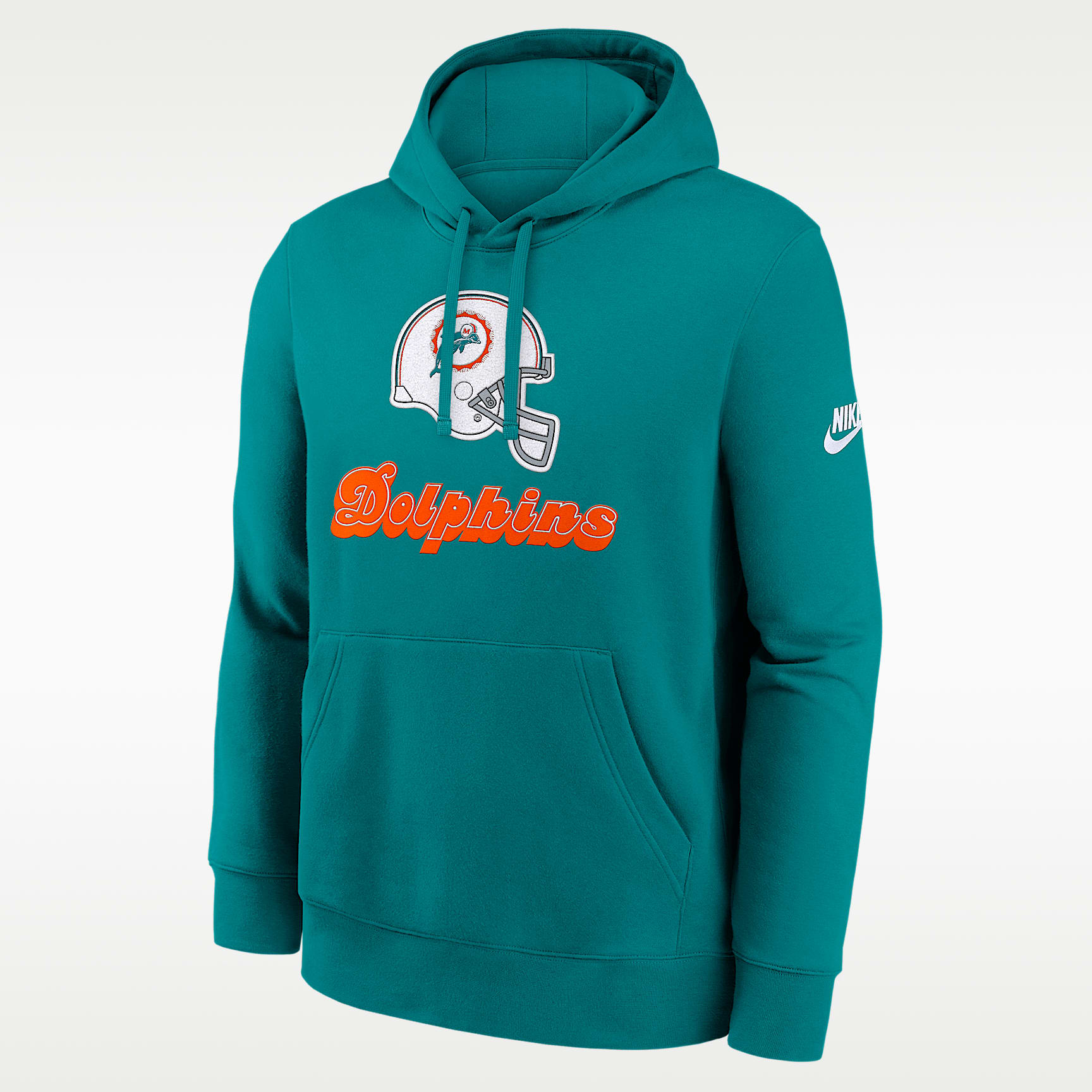 Sudadera con gorro sin cierre Nike de la NFL para hombre Miami Dolphins Best Season Rewind Club