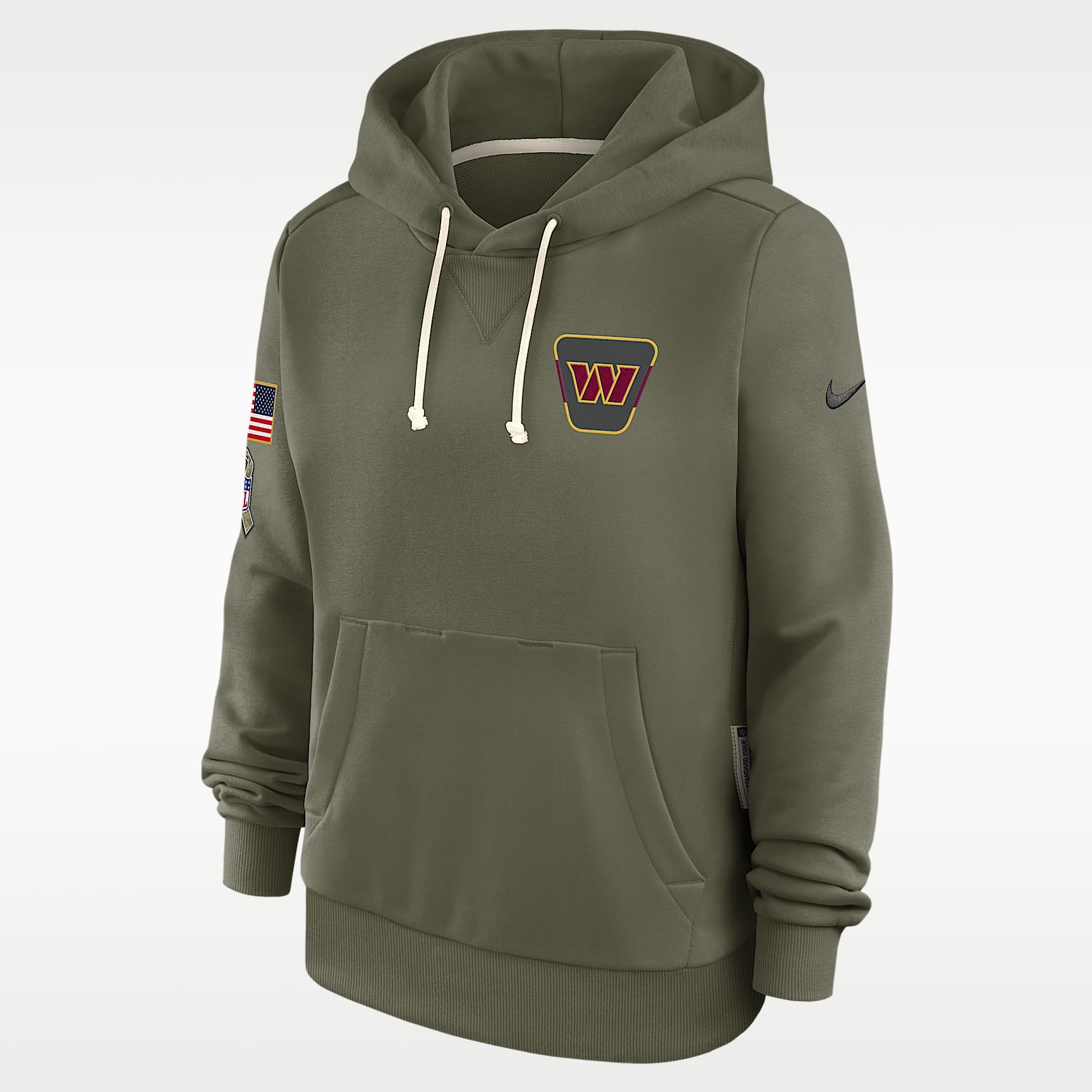 Washington Commanders Salute to Service Sideline Women's Nike Dri-FIT NFL Pullover Hoodie