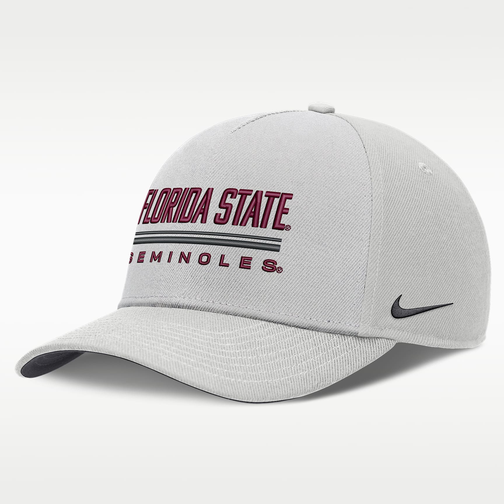 Gorra universitaria Nike Dri-FIT ajustable para hombre Florida State Sideline Practice Rise