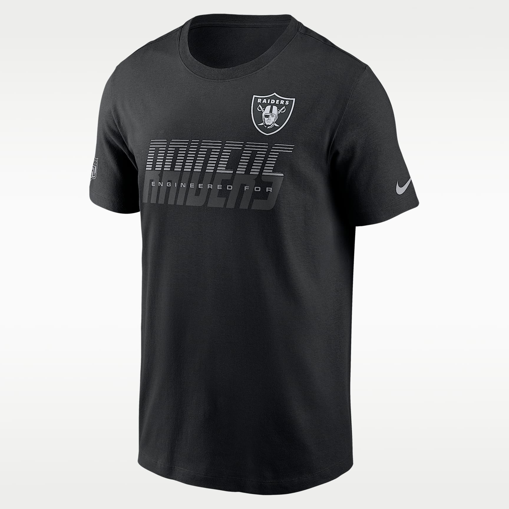 Las Vegas Raiders Sideline Team Issue Men's Nike Dri-FIT NFL T-Shirt