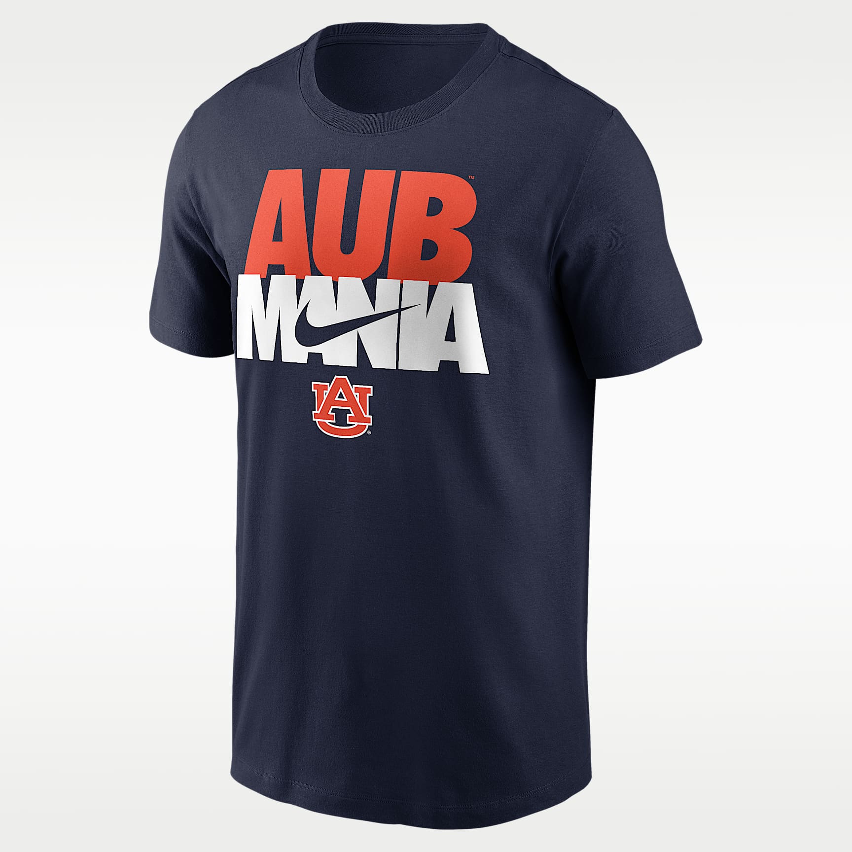 Playera universitaria Nike para hombre Auburn Campus Local Madness