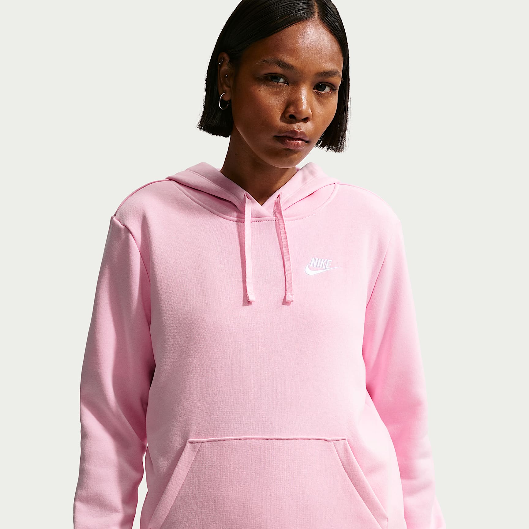 Sudadera con gorro sin cierre para mujer Nike Sportswear Club Fleece