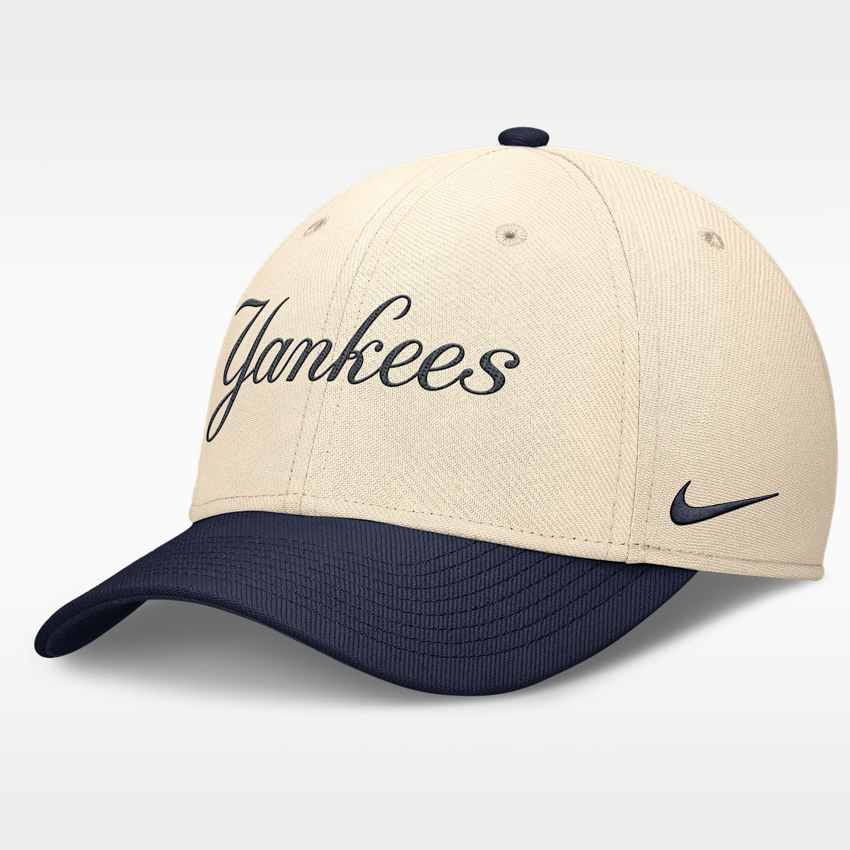 Gorra Nike Dri-FIT de la MLB para hombre New York Yankees Statement Rise Swoosh