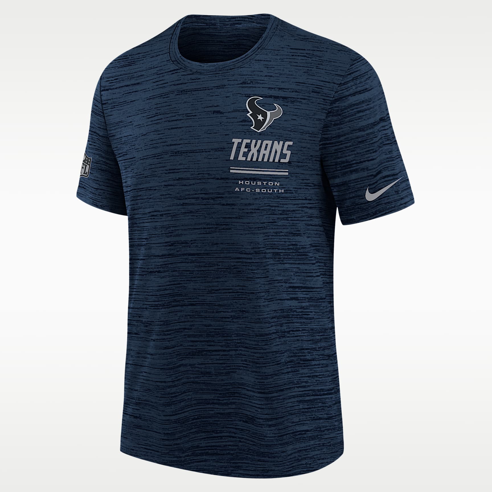 Houston Texans Sideline Team Issue Velocity Big Kids' Nike Dri-FIT NFL T-Shirt