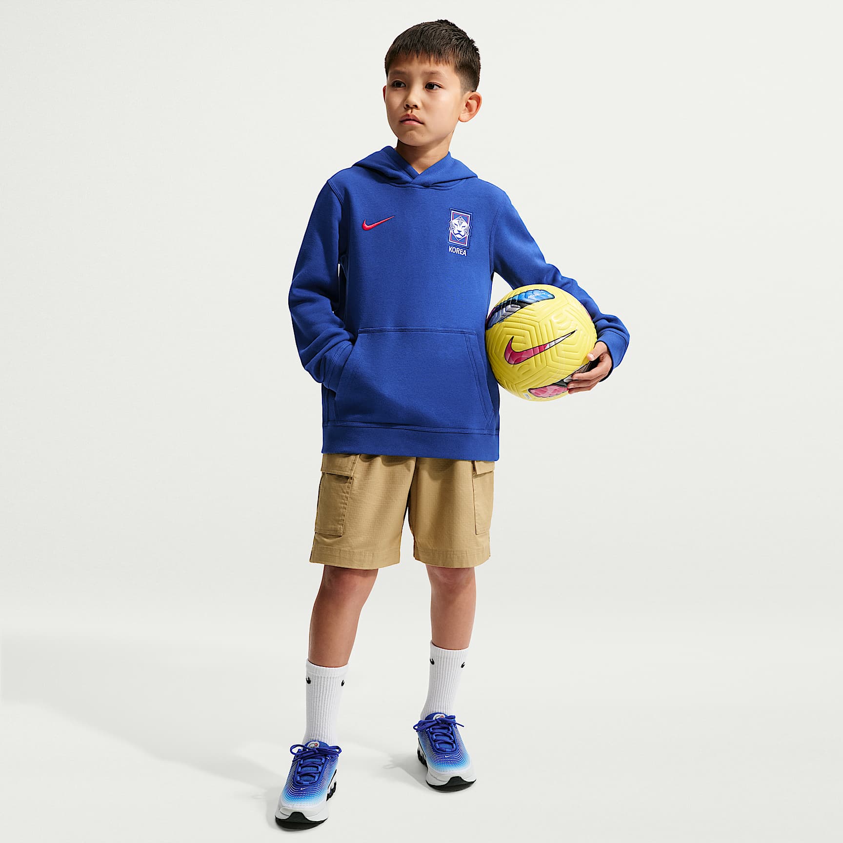 Korea Club Big Kids' (Boys') Nike Soccer Pullover Hoodie