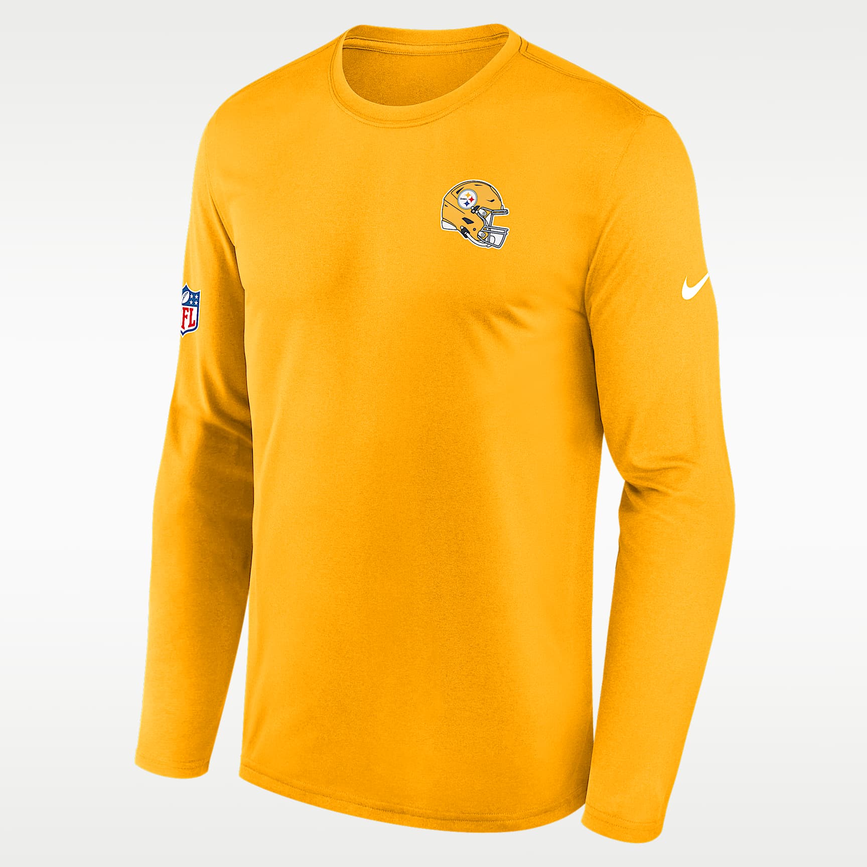 Pittsburgh Steelers Alt Legend Small Logo Men's Nike Dri-FIT NFL Long-Sleeve T-Shirt
