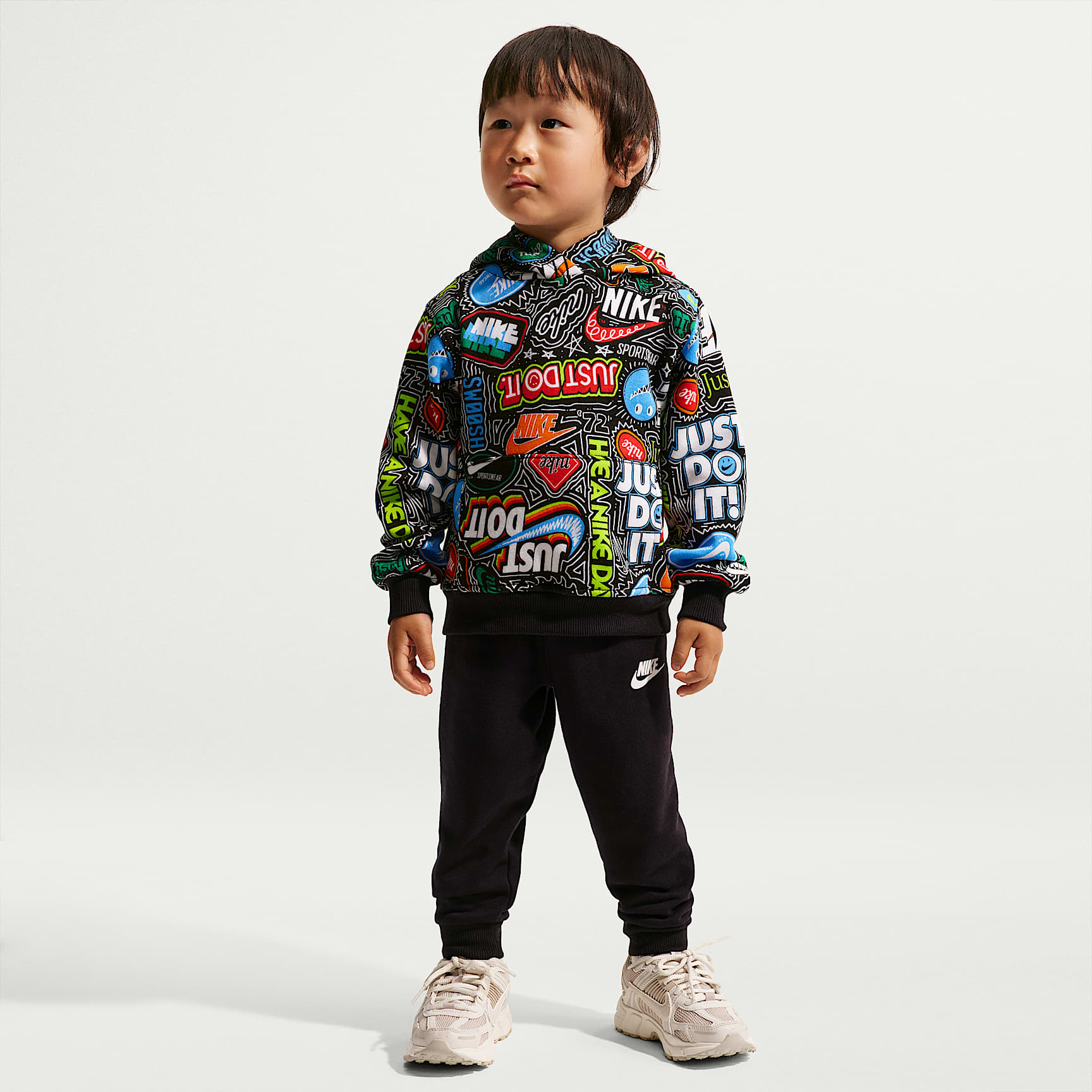 Nike Toddler Fleece Printed Hoodie and Joggers Set