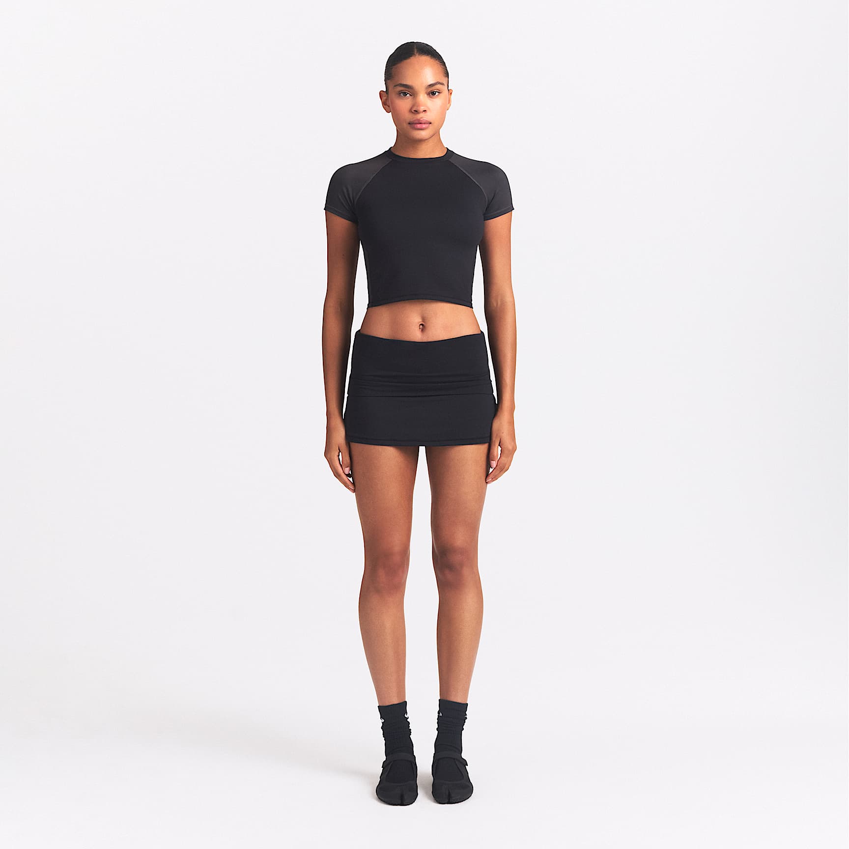 NikeSKIMS Airy Women's Fold-Over Waistband Skort