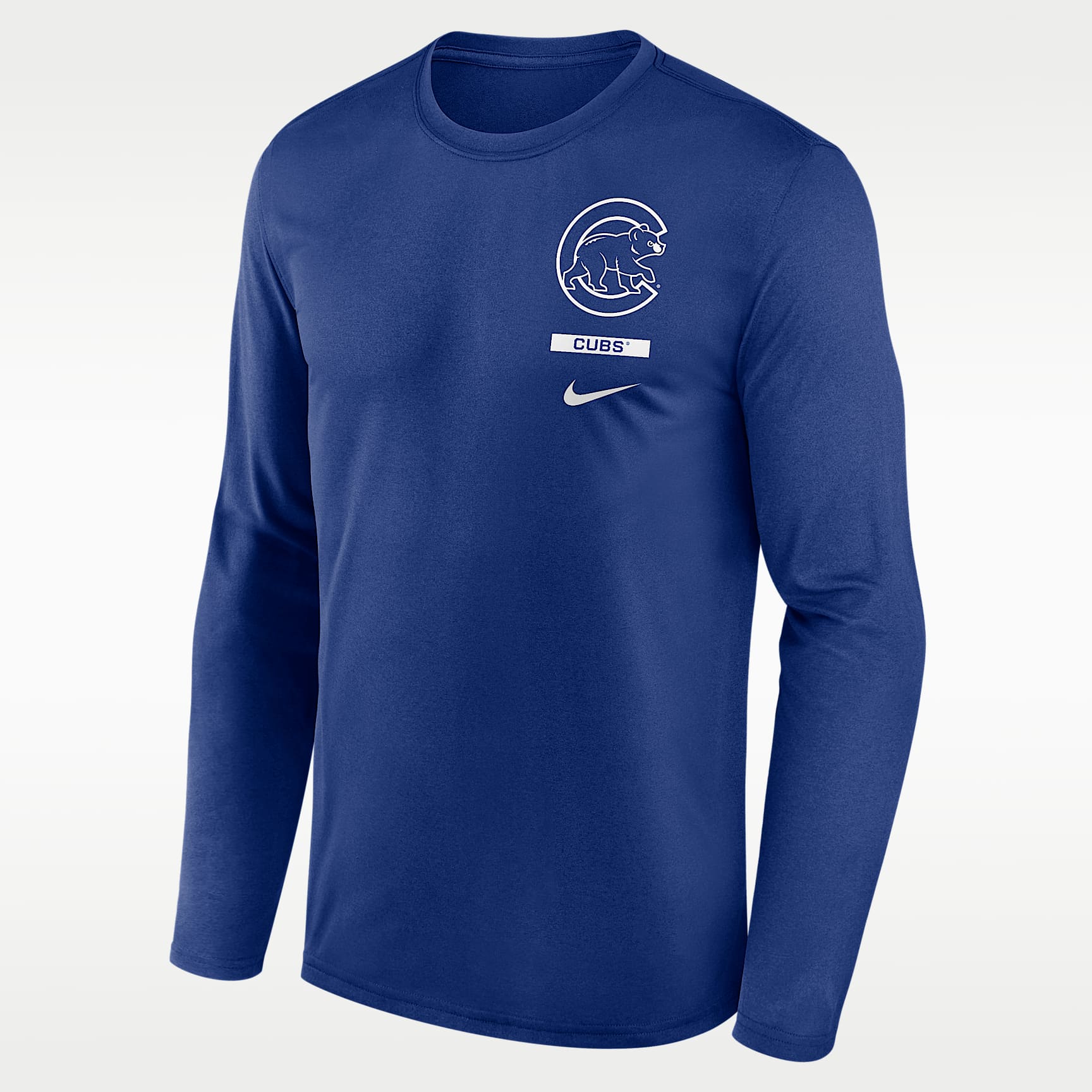 Chicago Cubs 2-Hit Legend Men's Nike Dri-FIT MLB Long-Sleeve T-Shirt