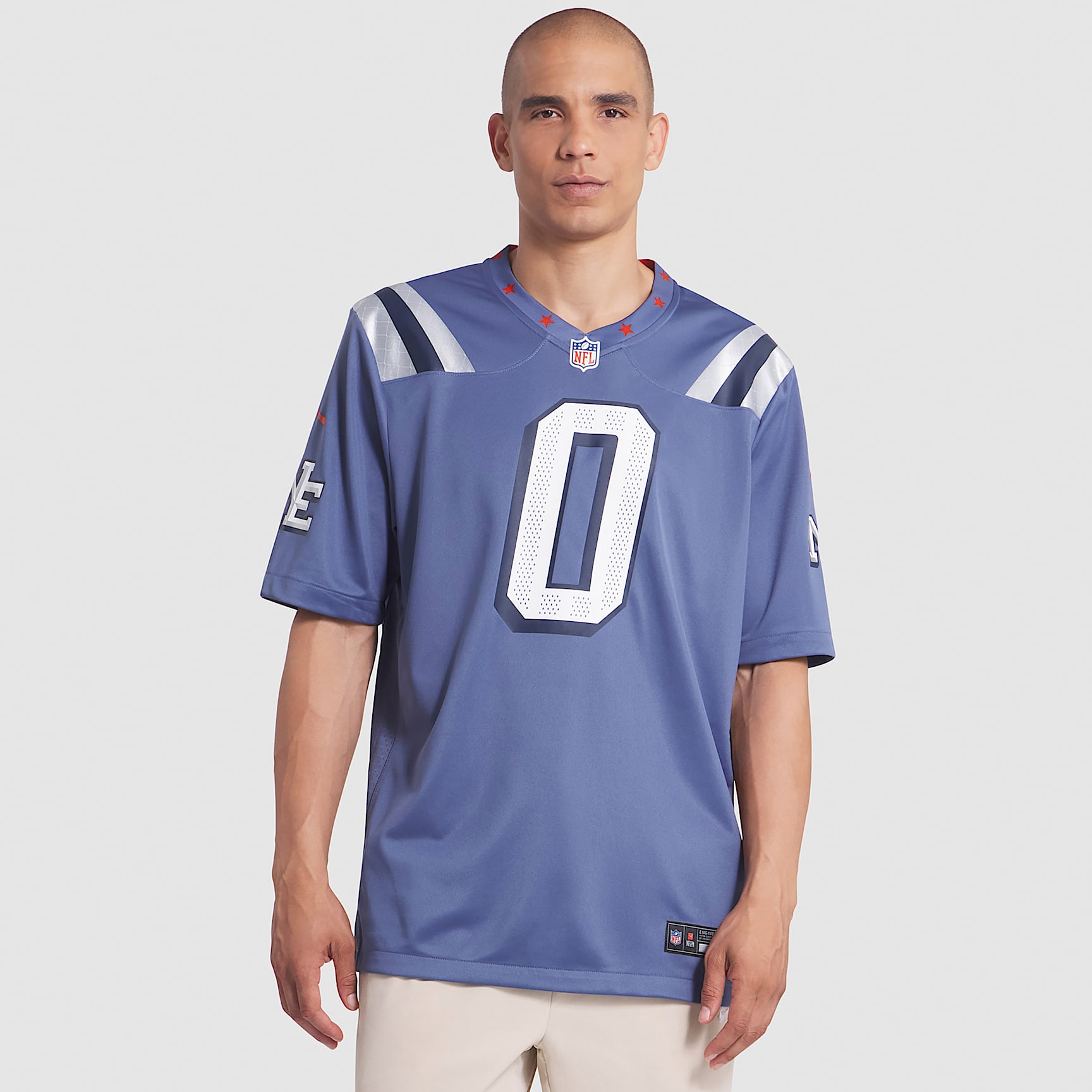 Christian Gonzalez New England Patriots Rivalries Collection Men’s Nike NFL Game Jersey