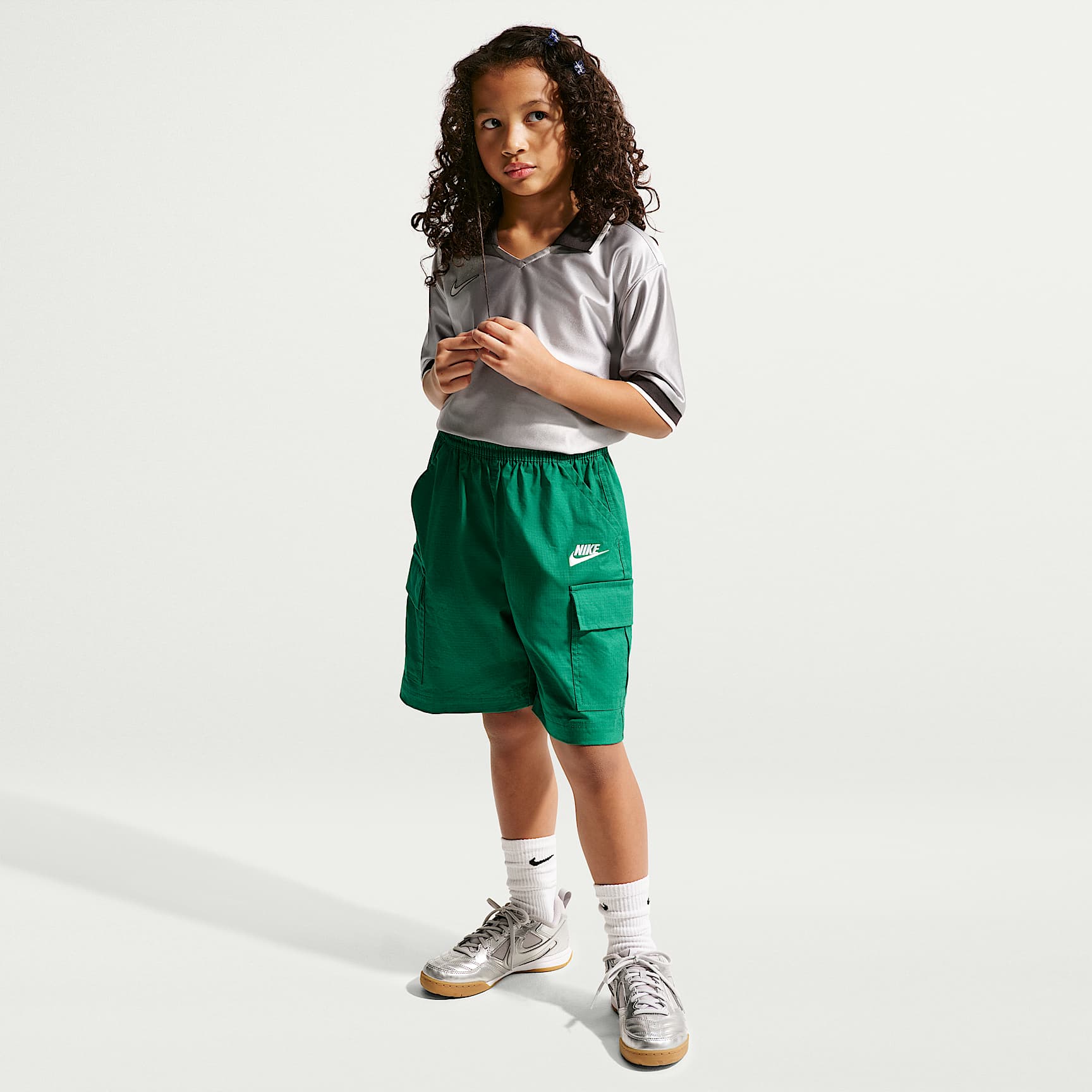 Shorts cargo de tejido Woven para niños talla grande Nike Sportswear Club