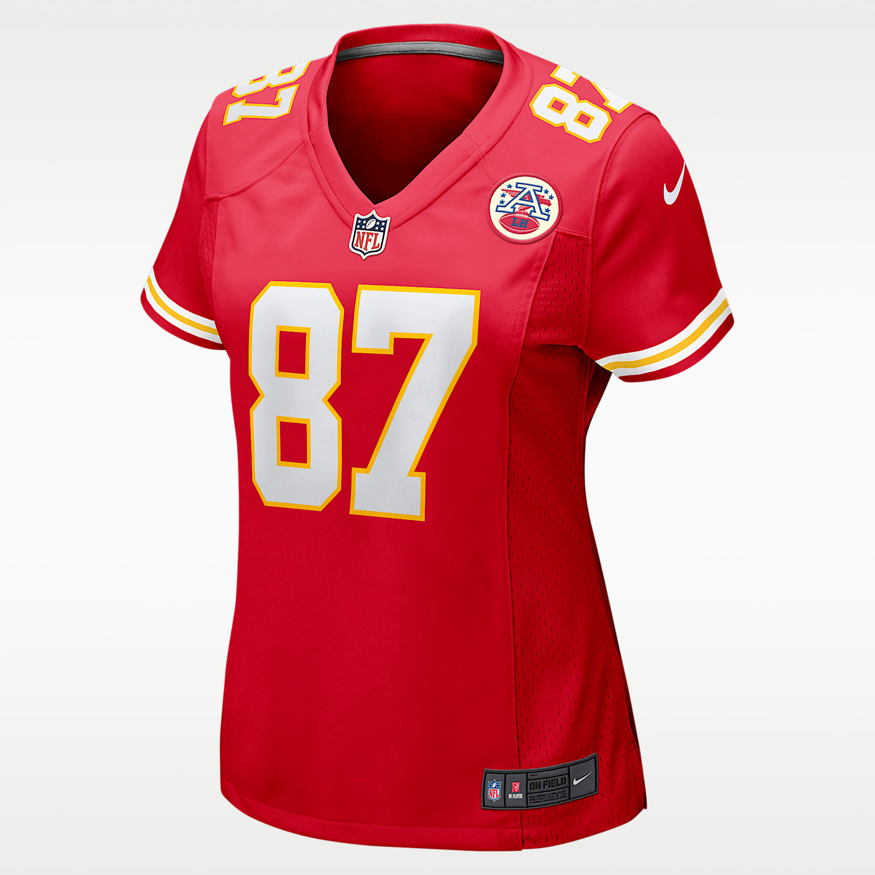 Jersey de fútbol americano Nike de la NFL Game para mujer Travis Kelce Kansas City Chiefs