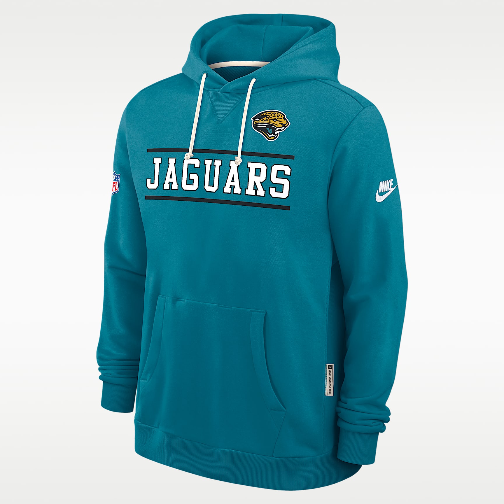 Jacksonville Jaguars Alt Standard Issue Men's Nike Dri-FIT NFL Pullover Hoodie