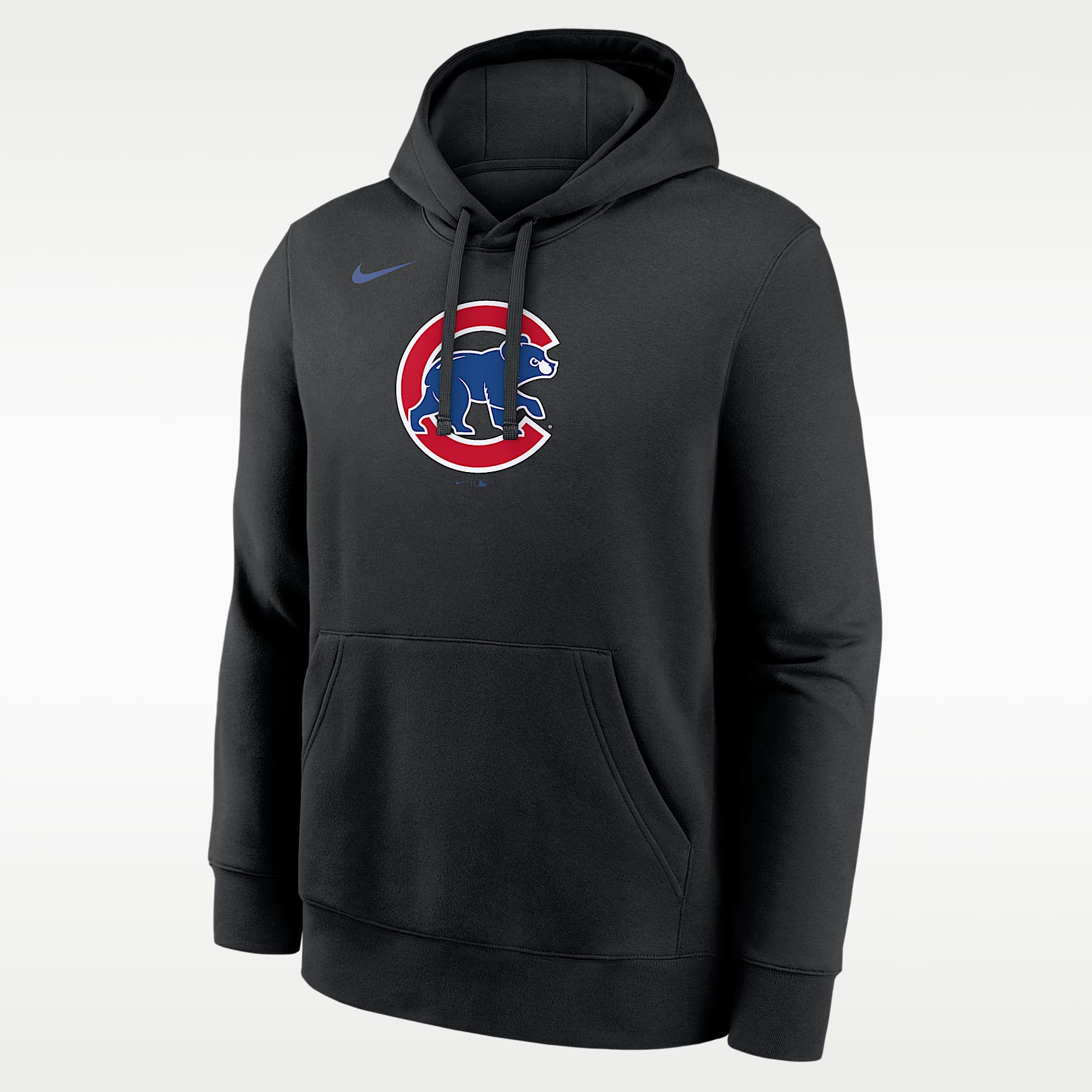Sudadera con gorro sin cierre Nike de la MLB para hombre Chicago Cubs Club