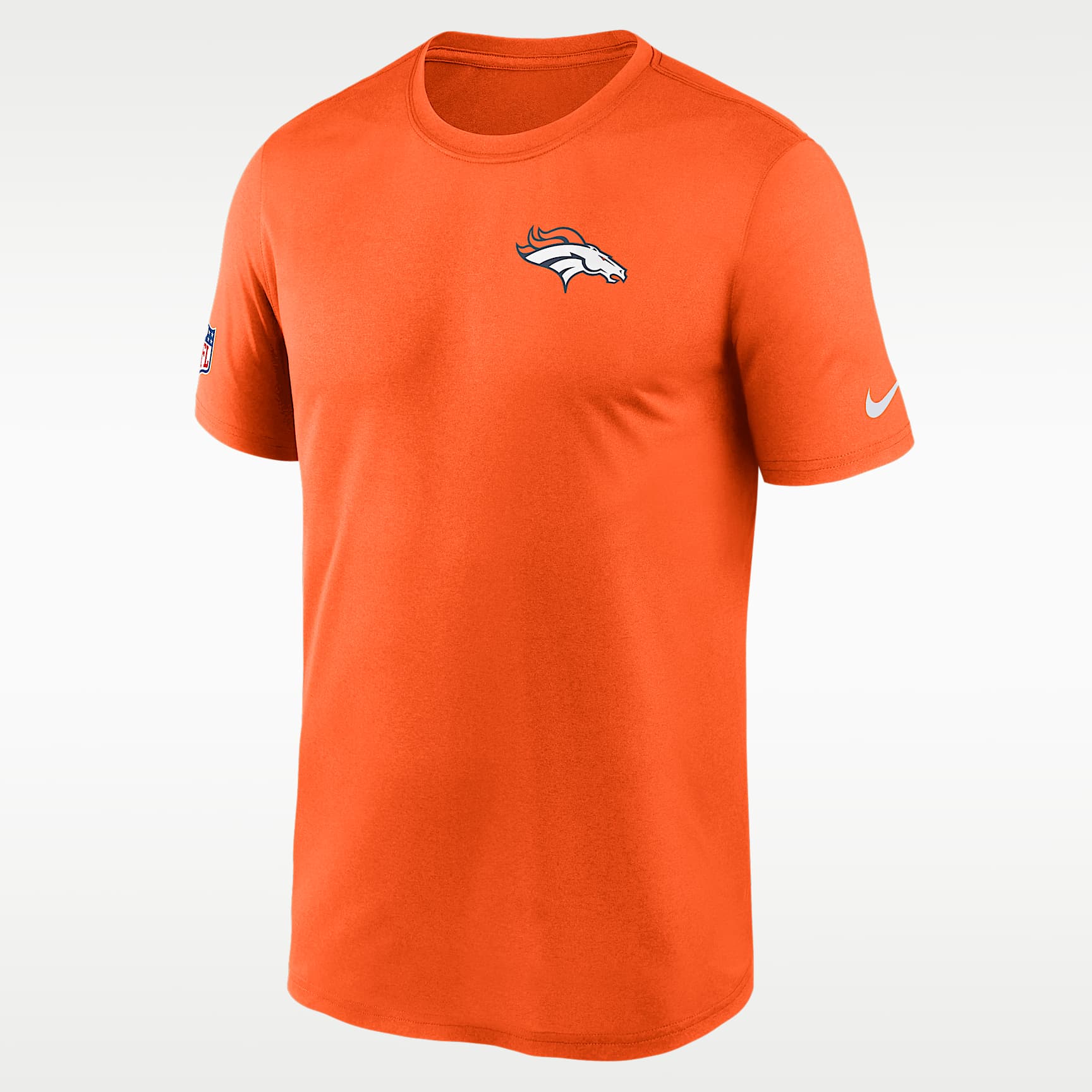Denver Broncos Legend Small Logo Men's Nike Dri-FIT NFL T-Shirt