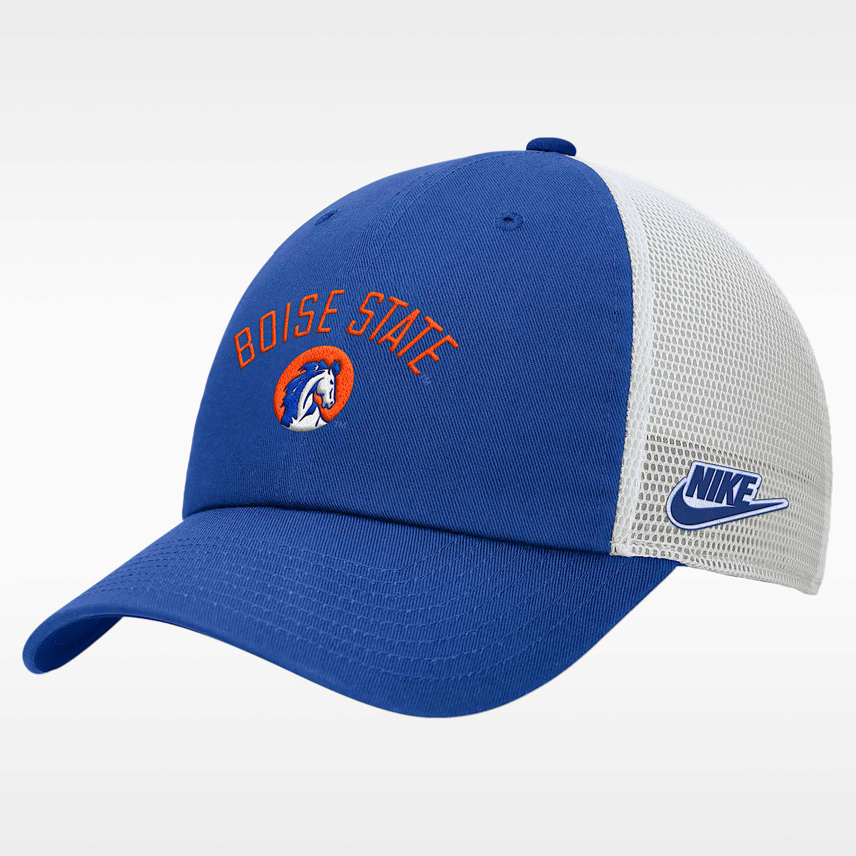 Nike College (Boise State) Unstructured Trucker Cap