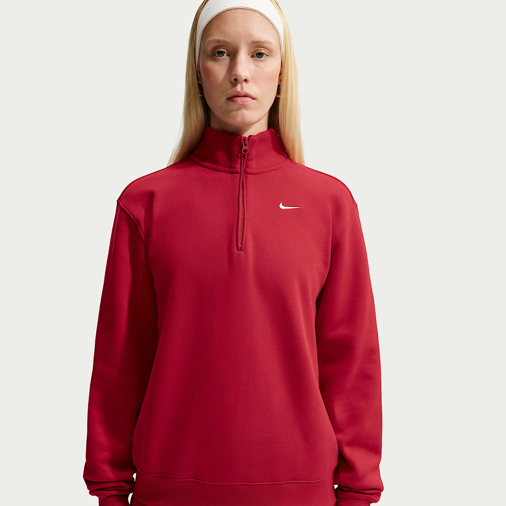 Nike Studio Fleece Medium Weight Women's 1/4-Zip Top