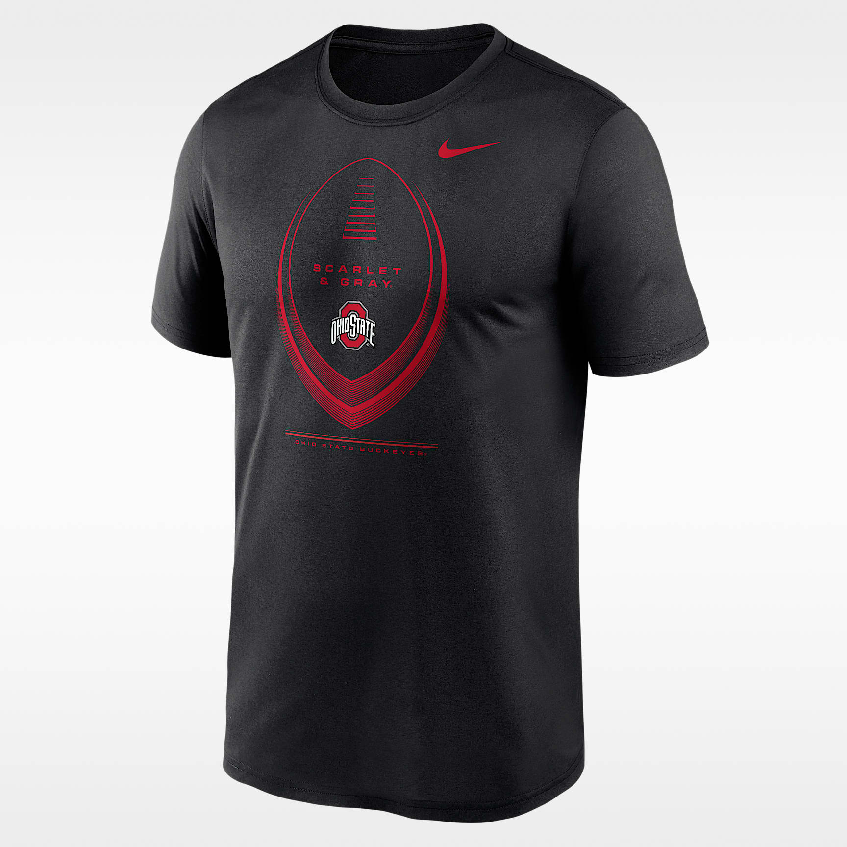 Ohio State Primetime Football Icon Legend Men's Nike Dri-FIT College T-Shirt