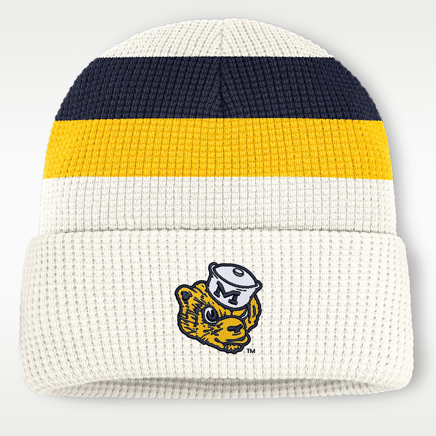 Michigan Men's Nike College Cuffed Beanie