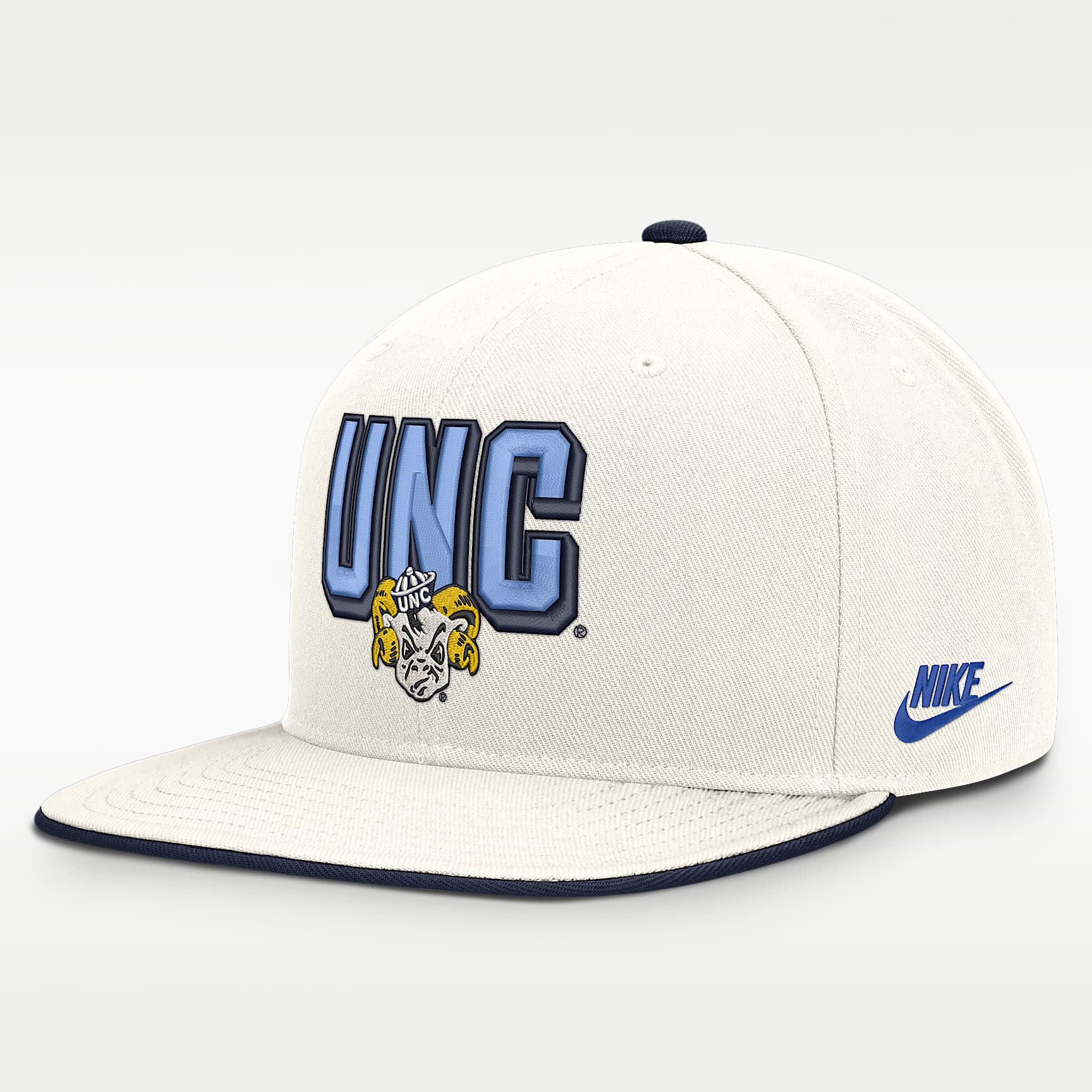 North Carolina Legacy Letter & Mascot Pro Men's Nike Dri-FIT College Adjustable Hat
