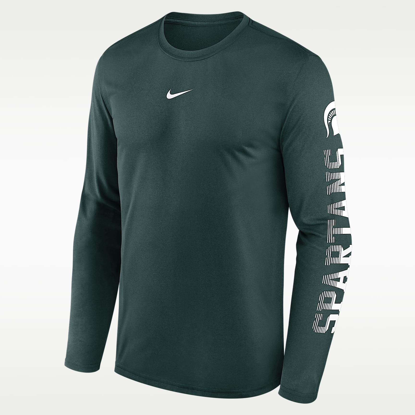 Michigan State Primetime Stack Legend Men's Nike Dri-FIT College Long-Sleeve T-Shirt