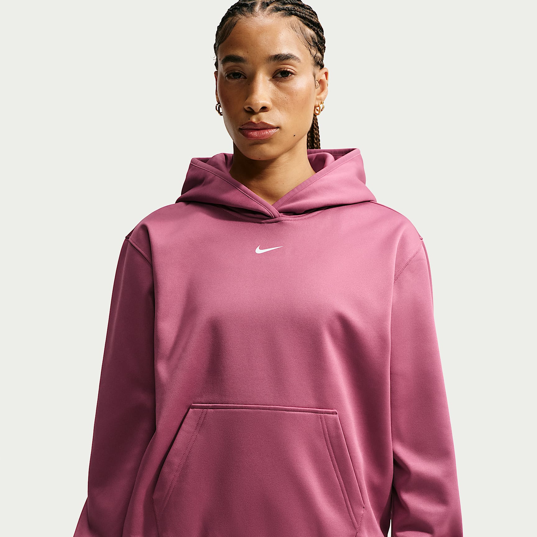 Nike Studio Fleece Sport Women's Therma-FIT Pullover Hoodie