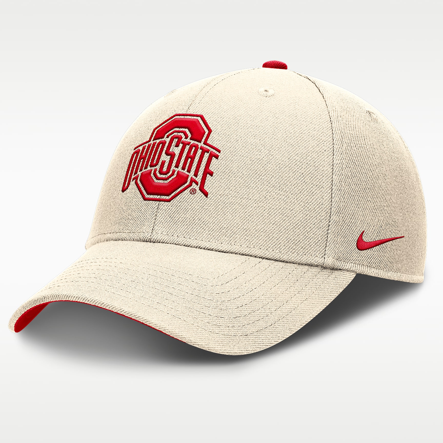 Ohio State Primetime Rise Men's Nike Dri-FIT College Trucker Adjustable Hat