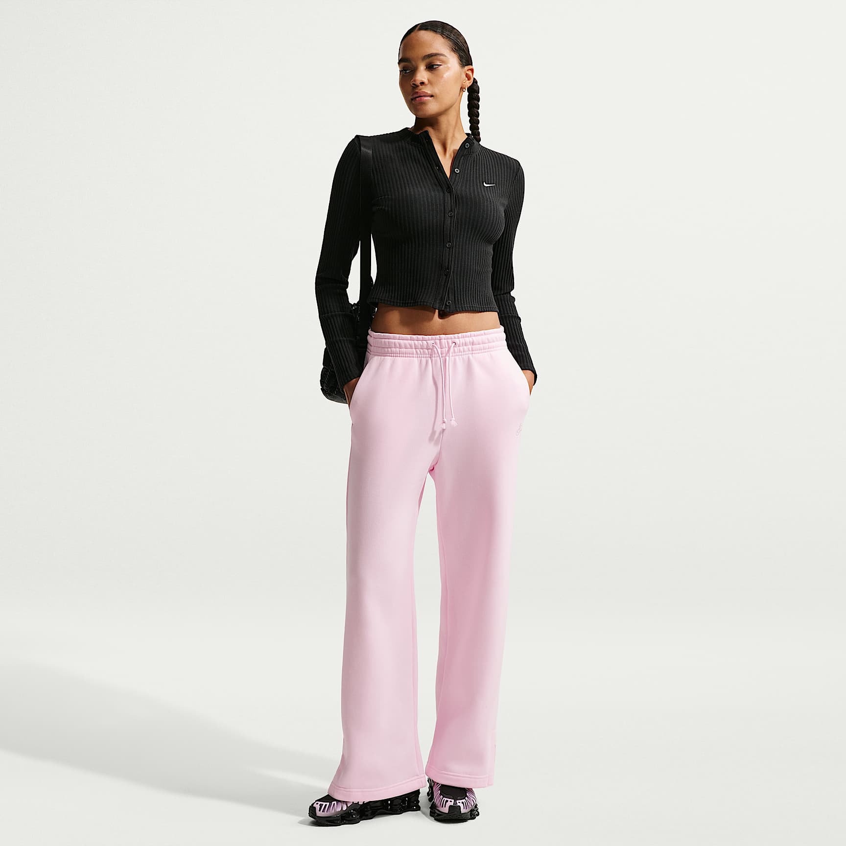 Nike Sportswear Phoenix Fleece Women's High-Waisted Wide-Leg Pants