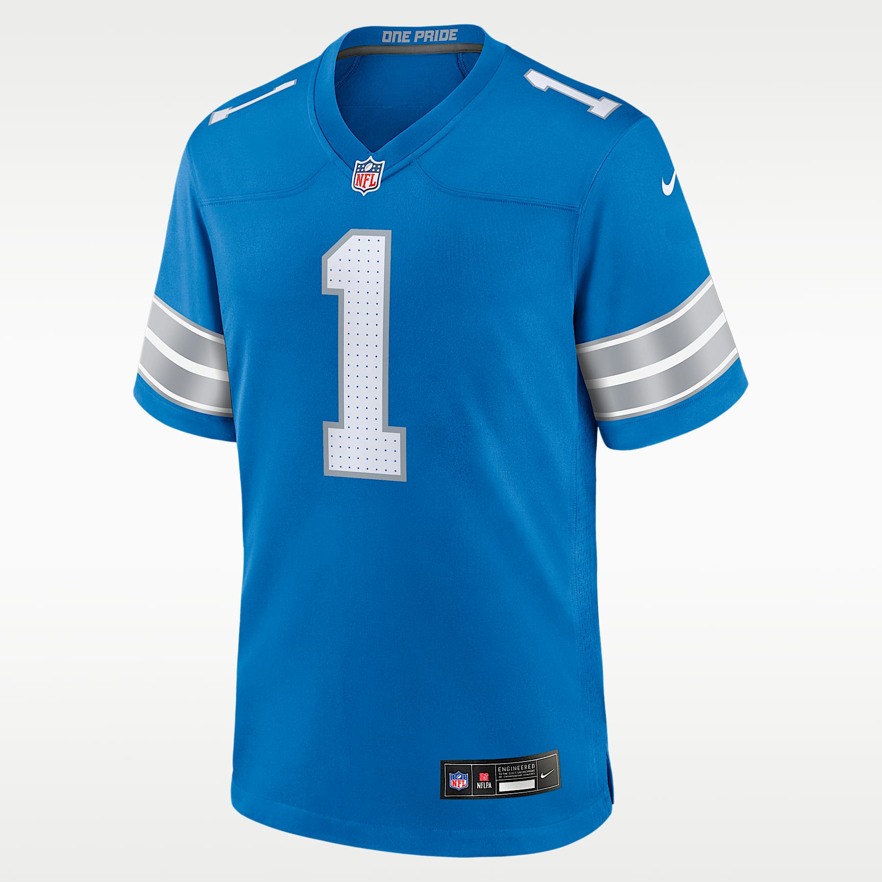 Jameson Williams Detroit Lions Men's Nike NFL Game Jersey