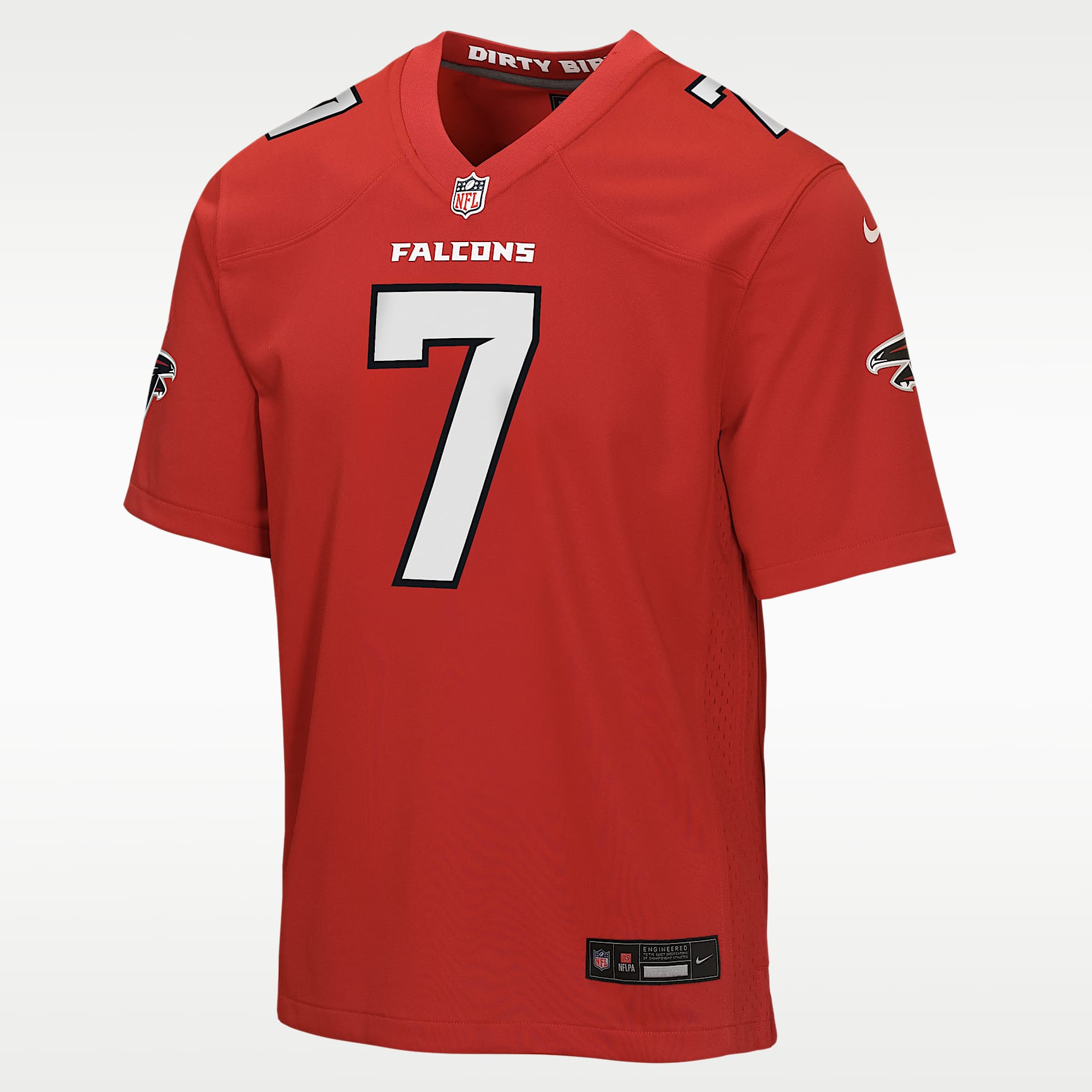 Playera de manga corta para niños talla grande Bijan Robinson Atlanta Falcons
