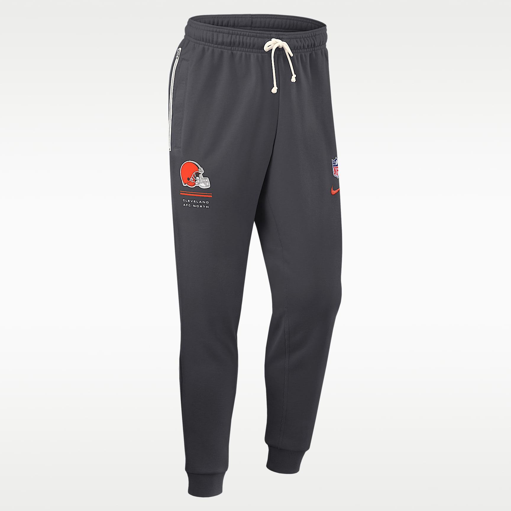 Pants Nike Dri-FIT de la NFL de pierna entallada para hombre Cleveland Browns Sideline Standard Issue